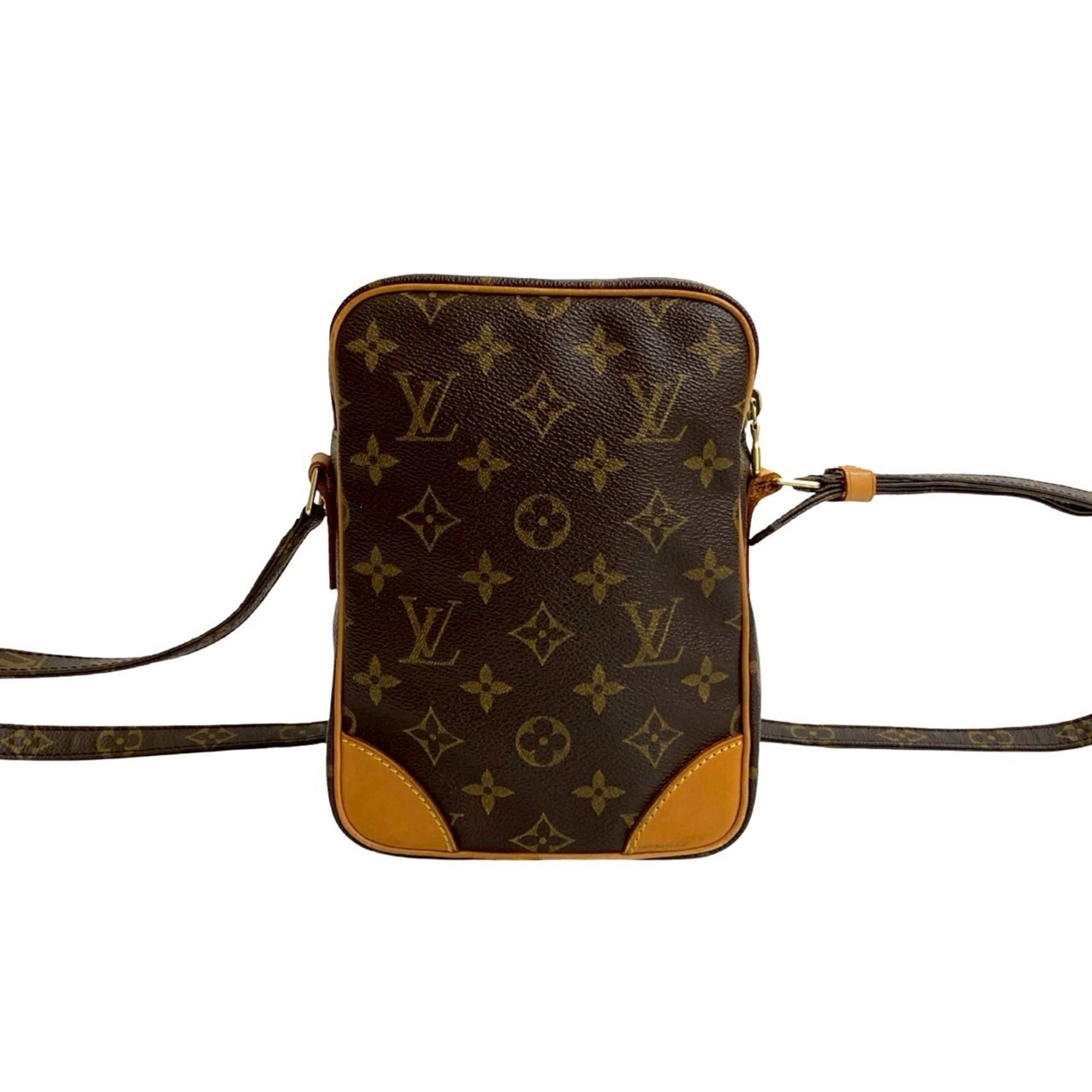 Louis Vuitton Brown Leather Pvc Pochette Shoulder Bag (Pre-Owned)