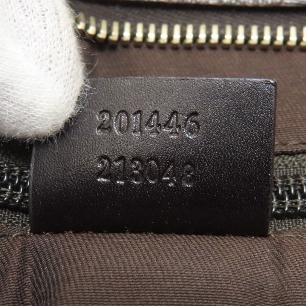 Gucci Brown Leather Shoulder Bag (Pre-Owned)