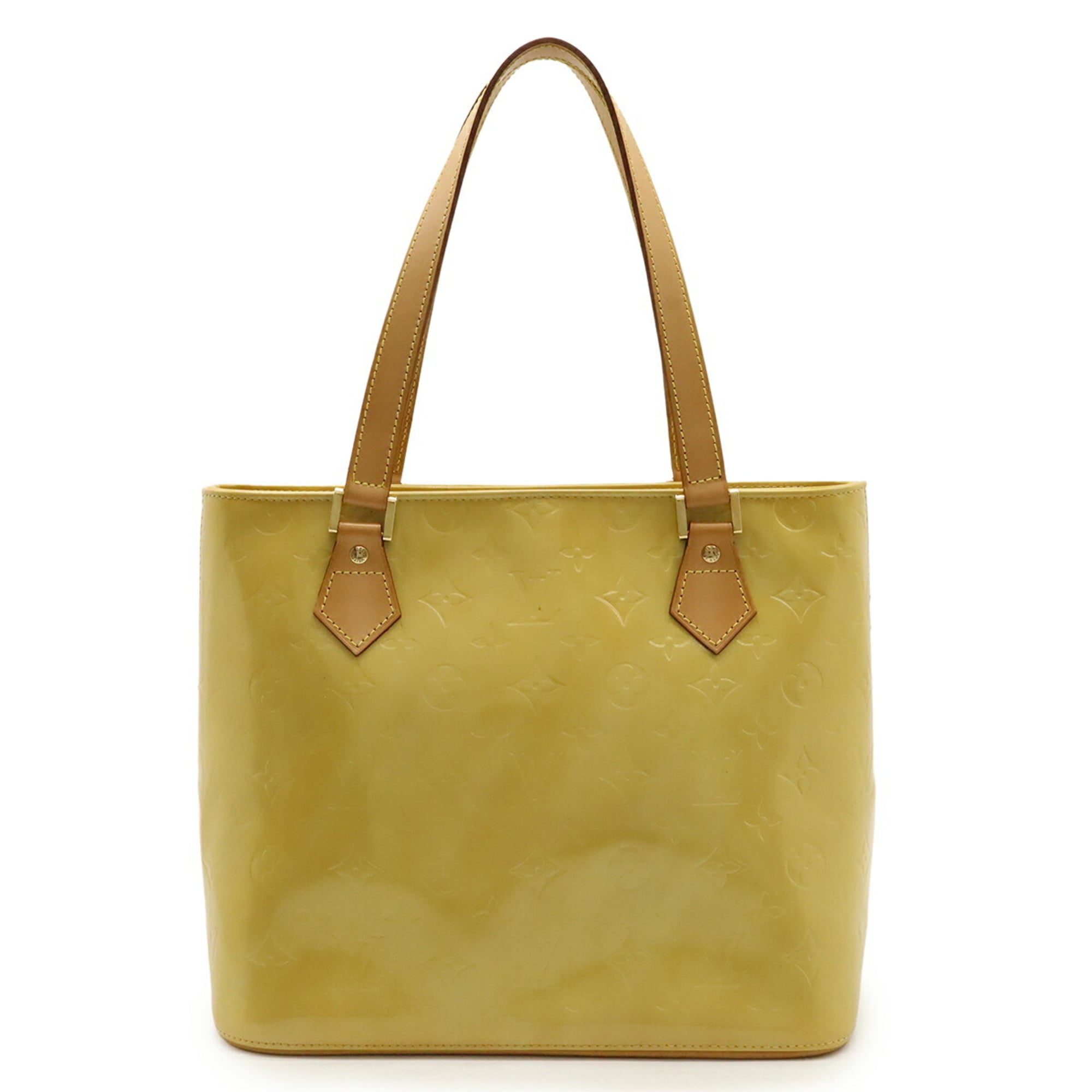Louis Vuitton Monogram Vernis Beige Shoulder Bag Tote Bag (Pre-Owned)