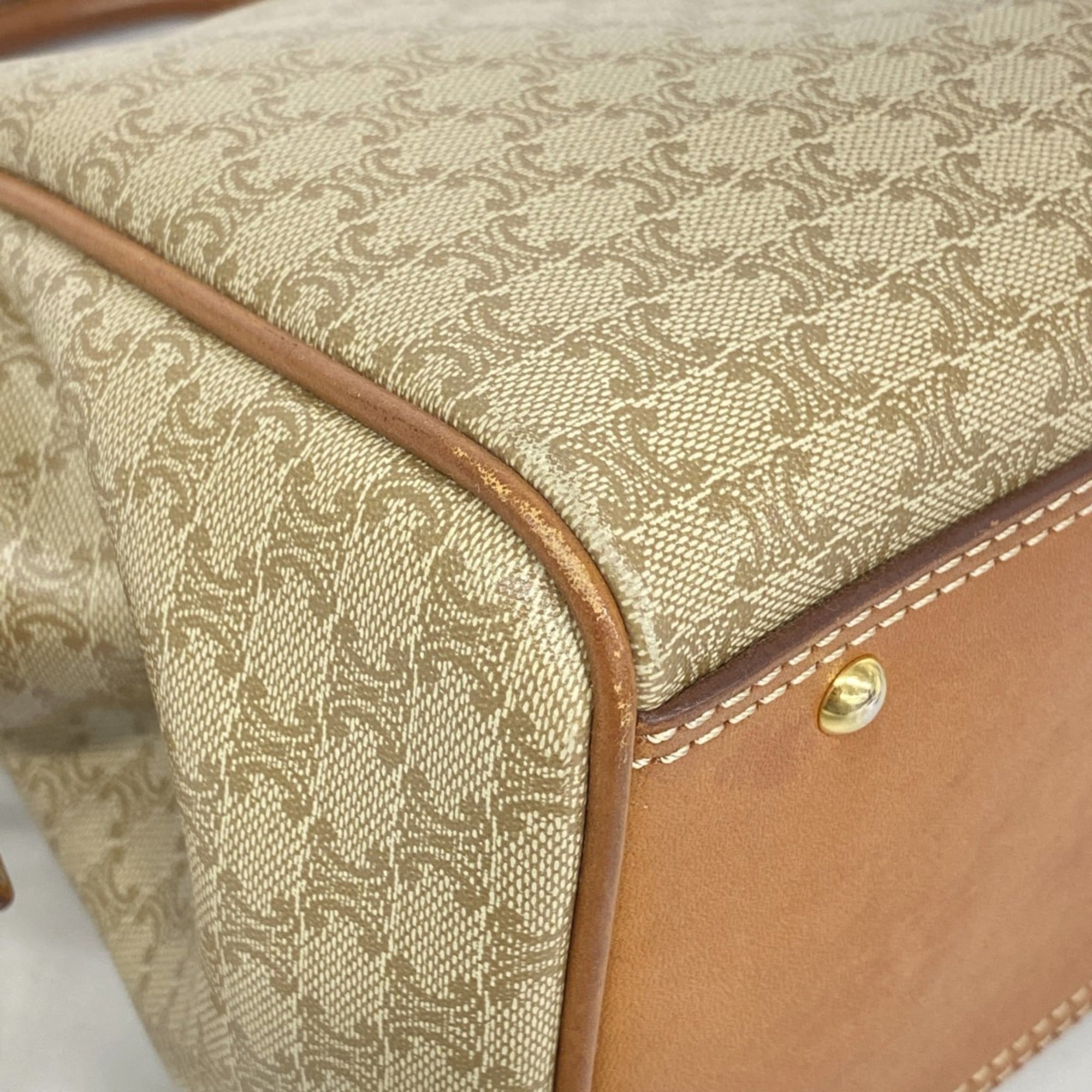 Celine Beige Pvc Handbag (Pre-Owned)