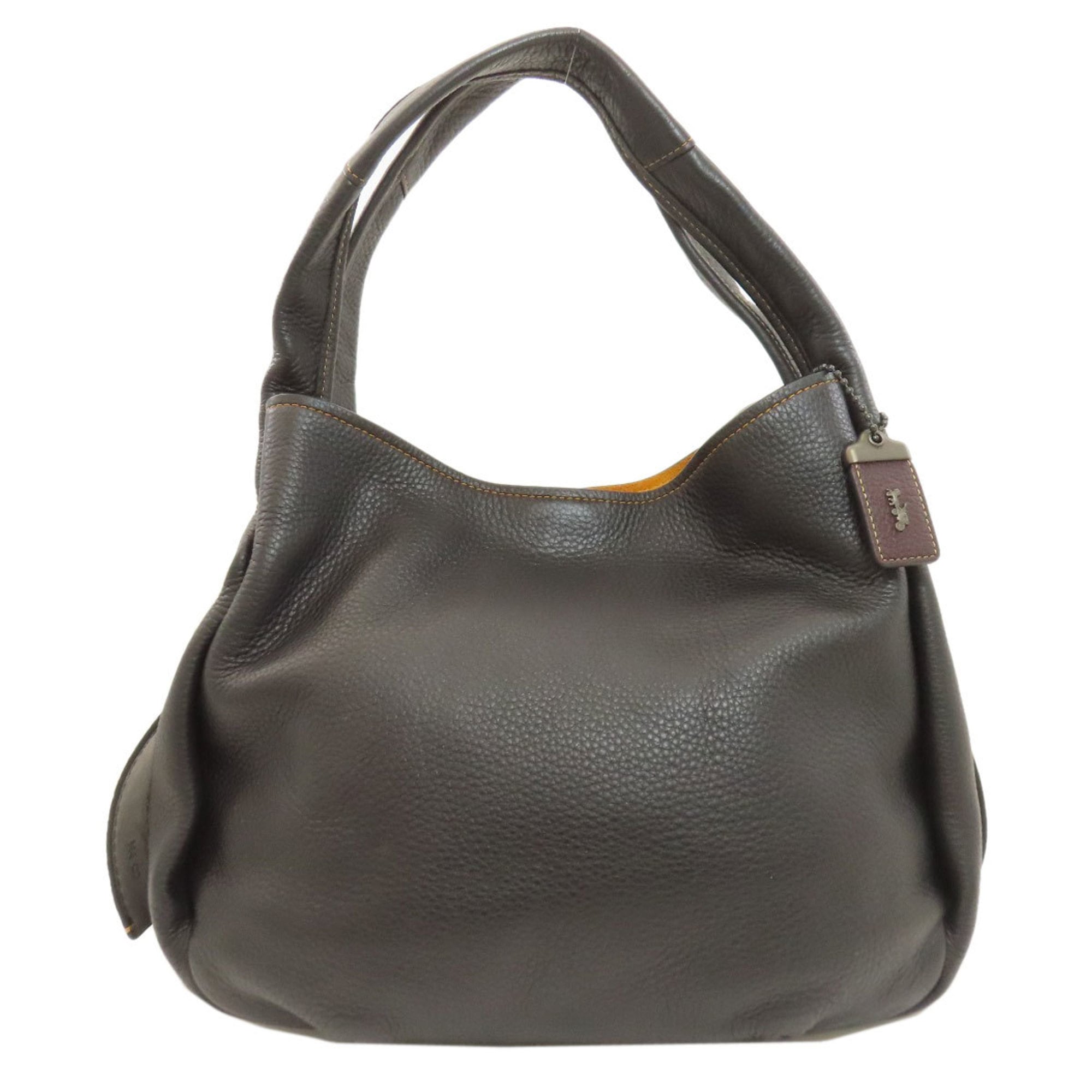 Coach Black Leather Tote Bag (Pre-Owned)