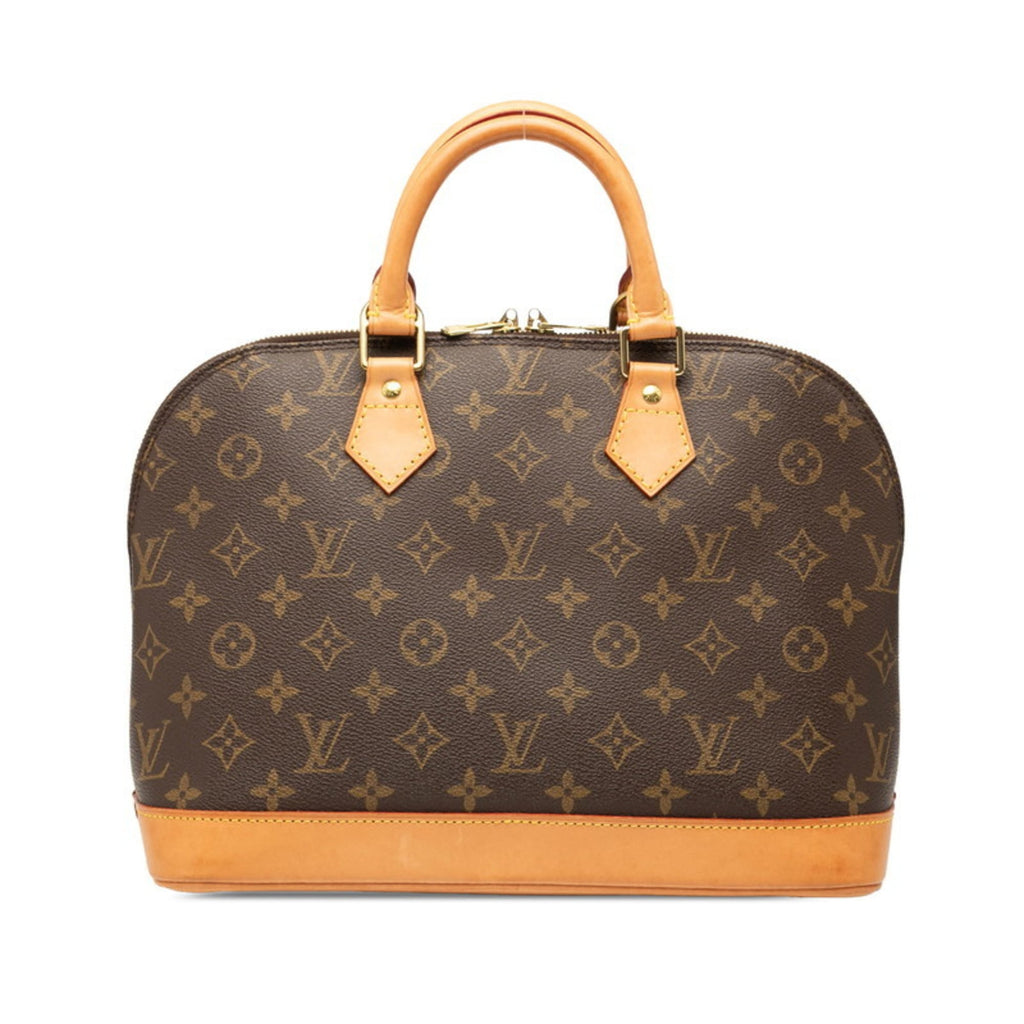 Louis Vuitton Brown Pvc Leather Handbag (Pre-Owned)
