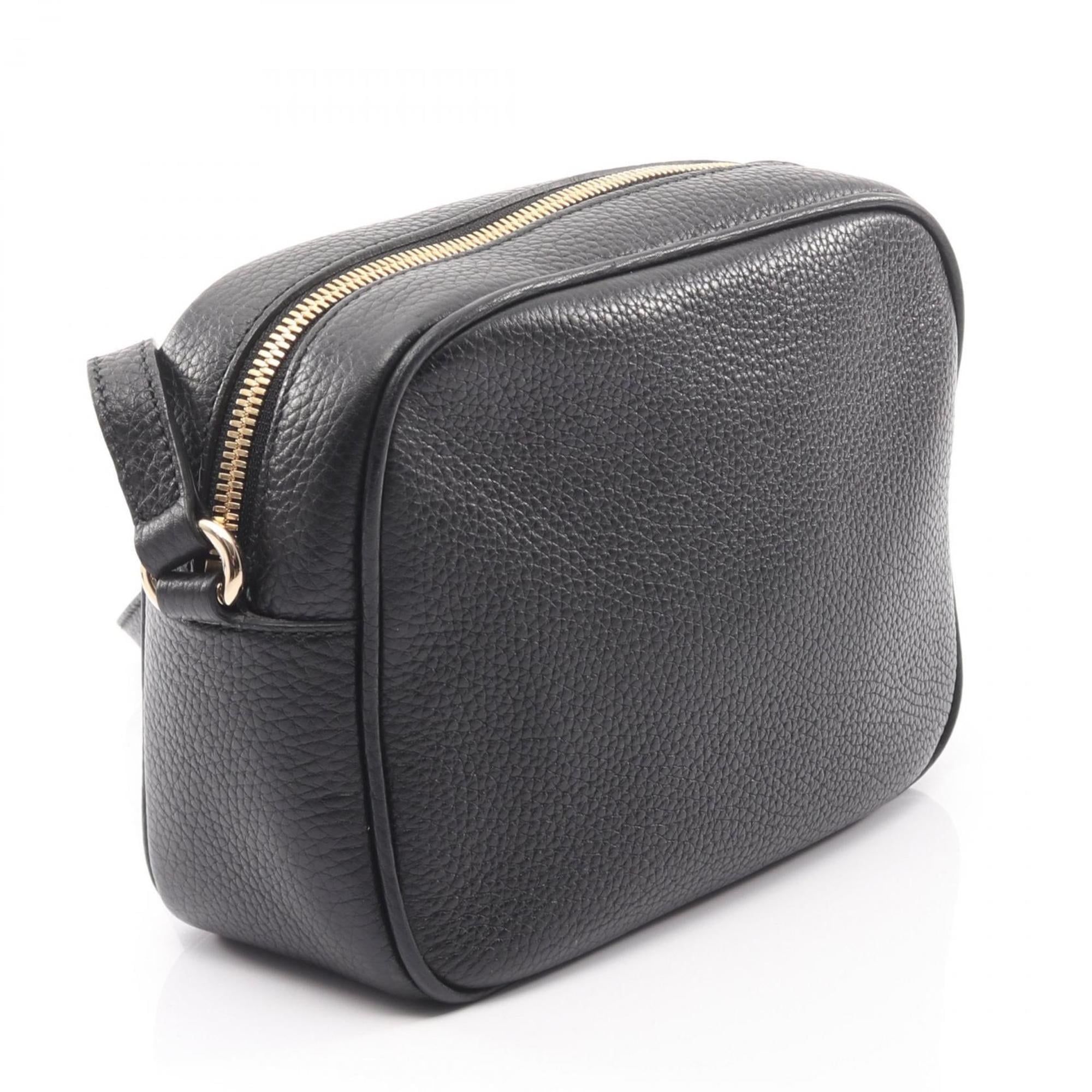 Gucci Black Leather Shoulder Bag (Pre-Owned)