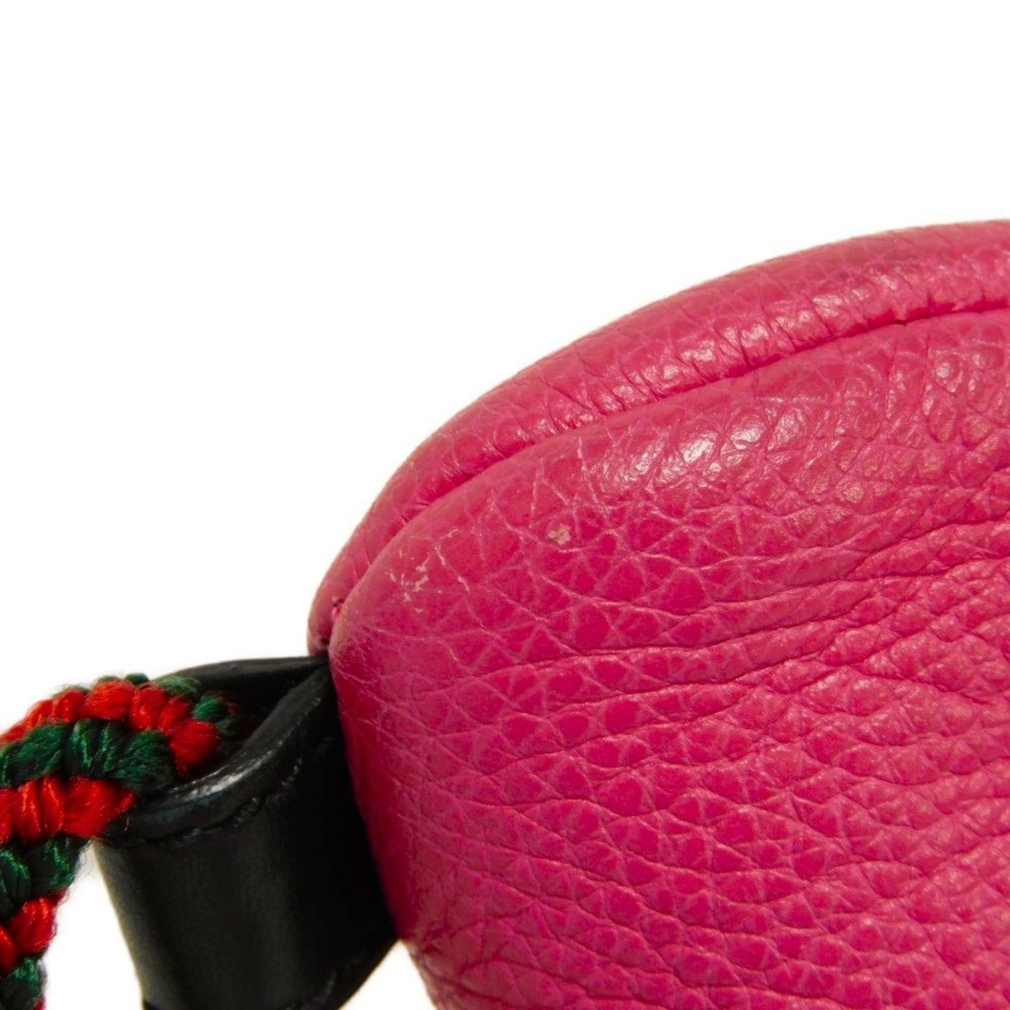 Gucci Pink Leather Backpack (Pre-Owned)