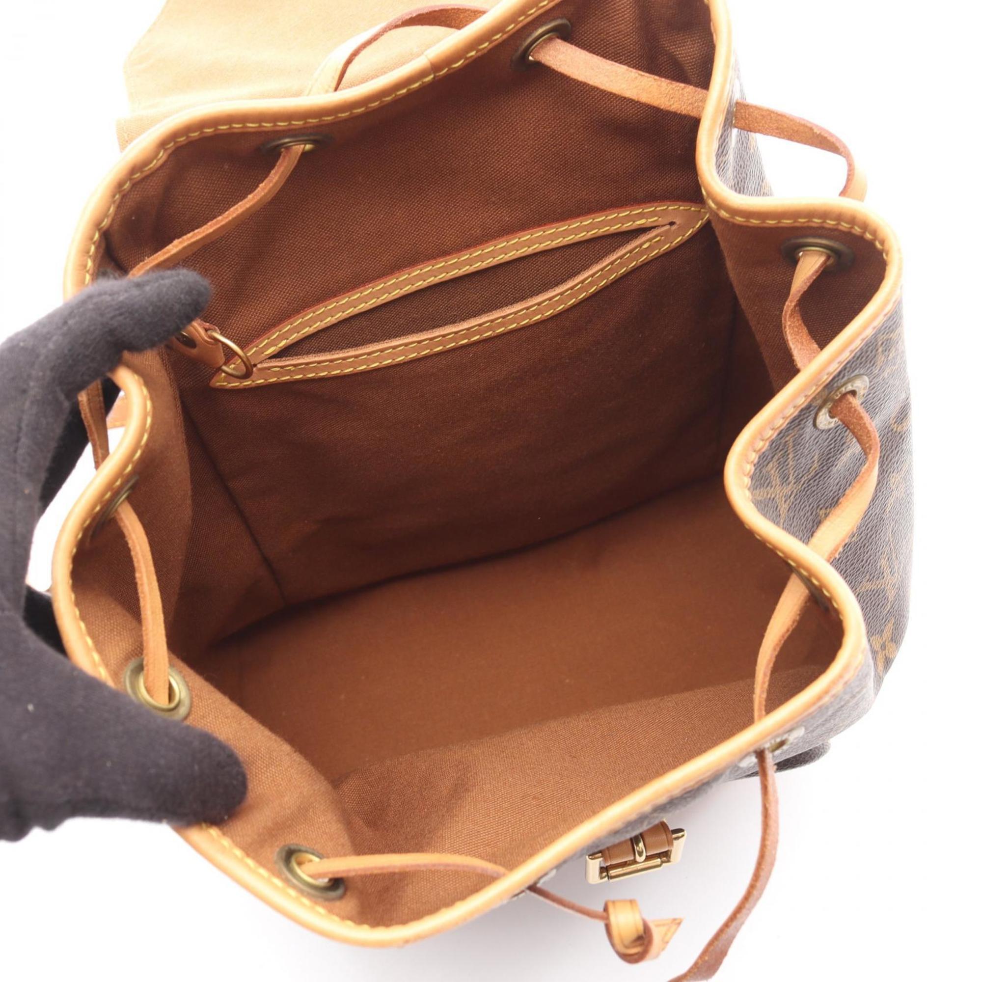 Louis Vuitton Brown Pvc Leather Backpack (Pre-Owned)