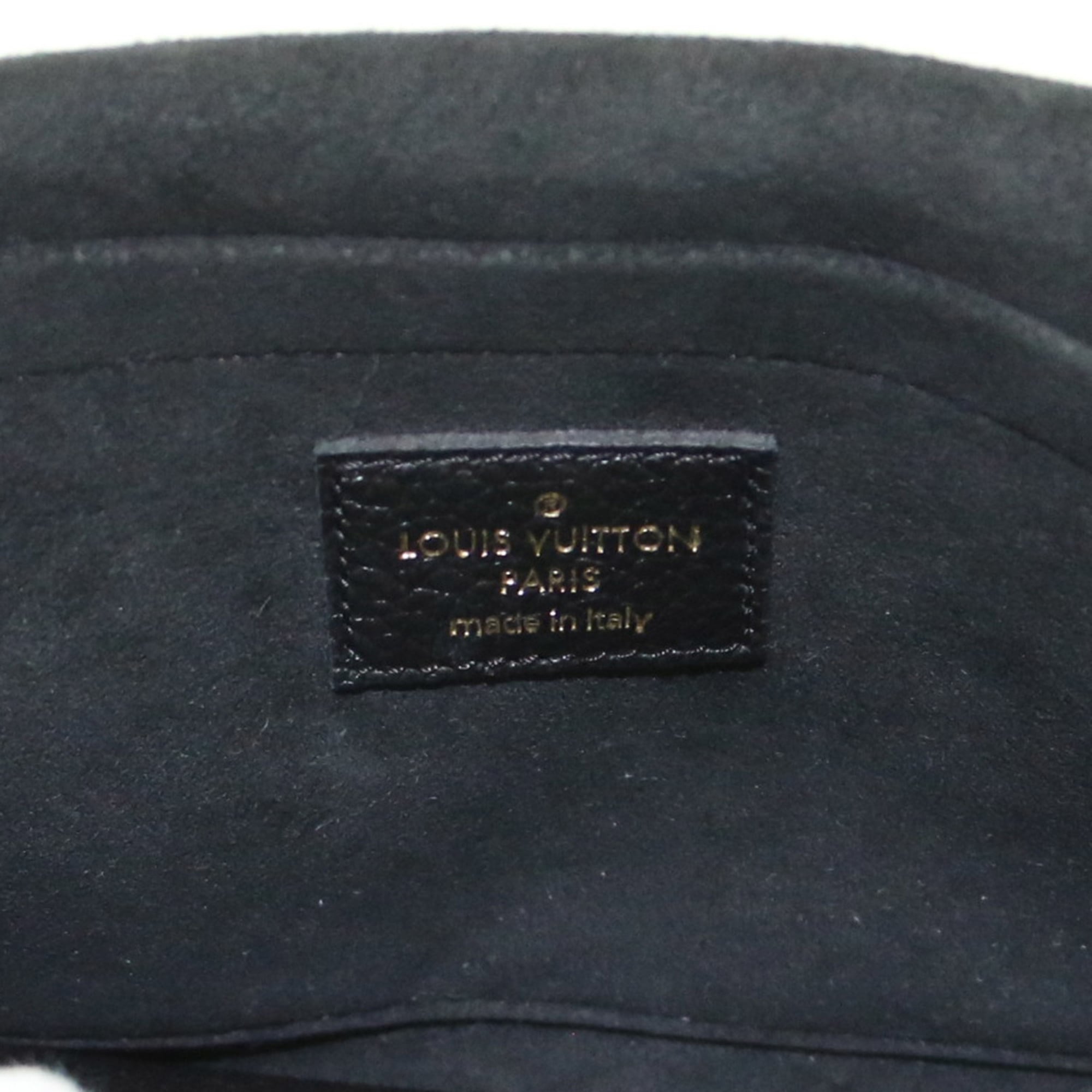 Louis Vuitton Black Monogram Empreinte Pochette Shoulder Bag (Pre-Owned)