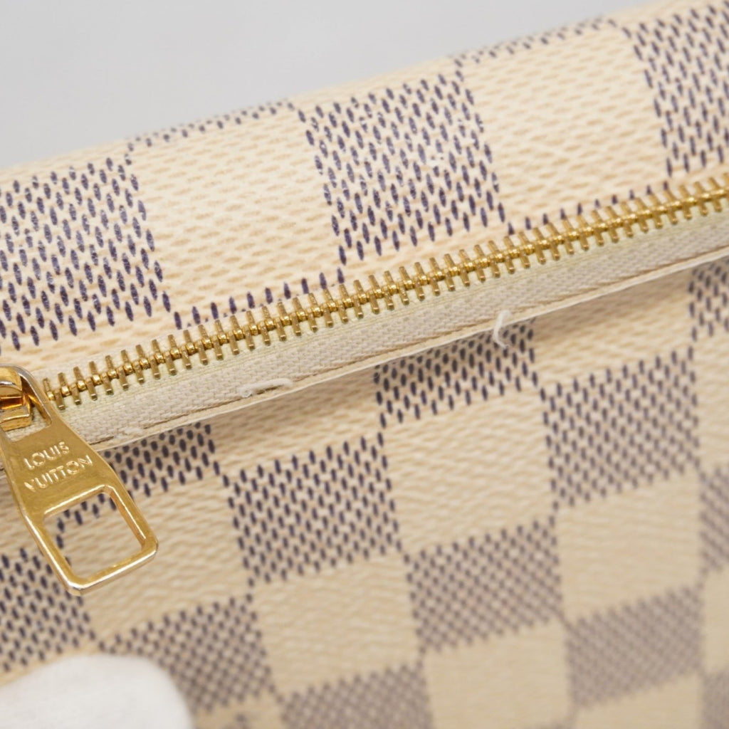 Louis Vuitton White Wallet (Tri-Fold) (Pre-Owned)