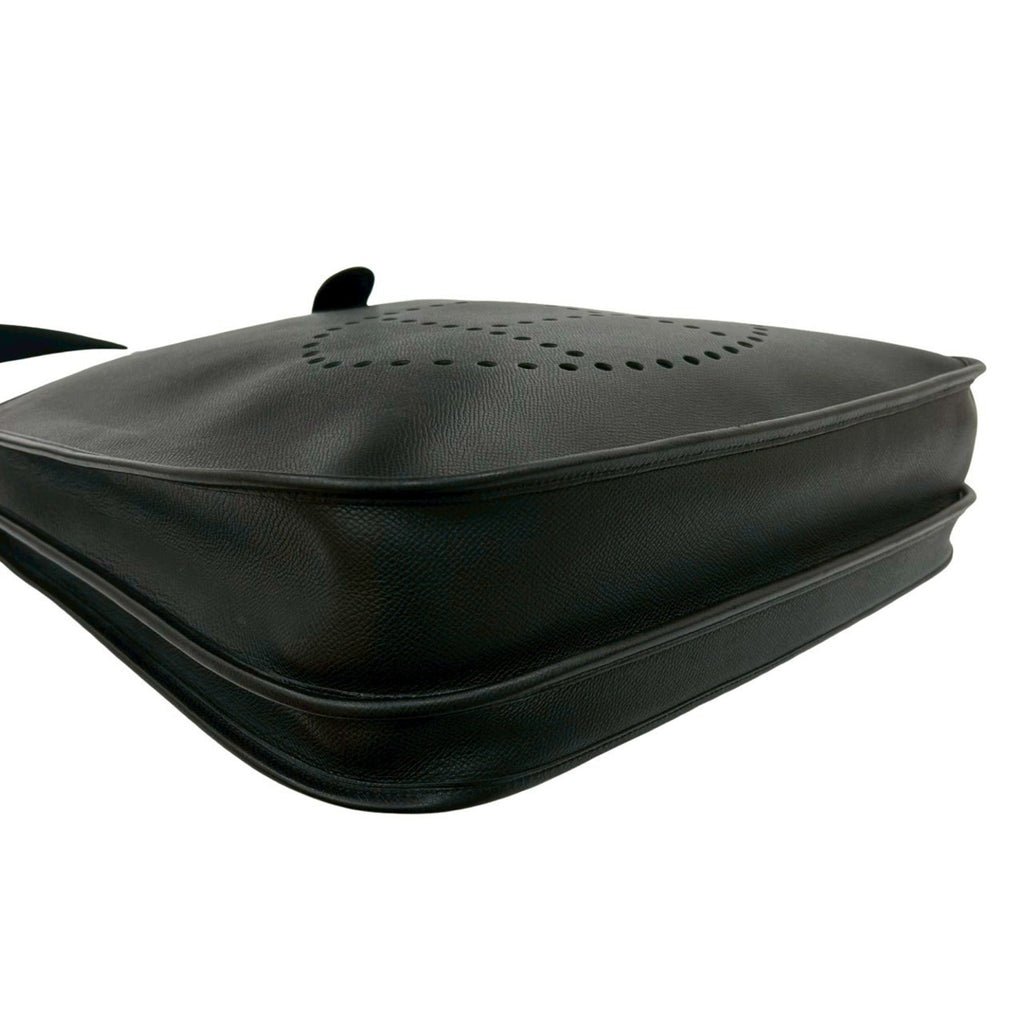 Hermes Black Epsom Leather Shoulder Bag Sling Bag (Pre-Owned)