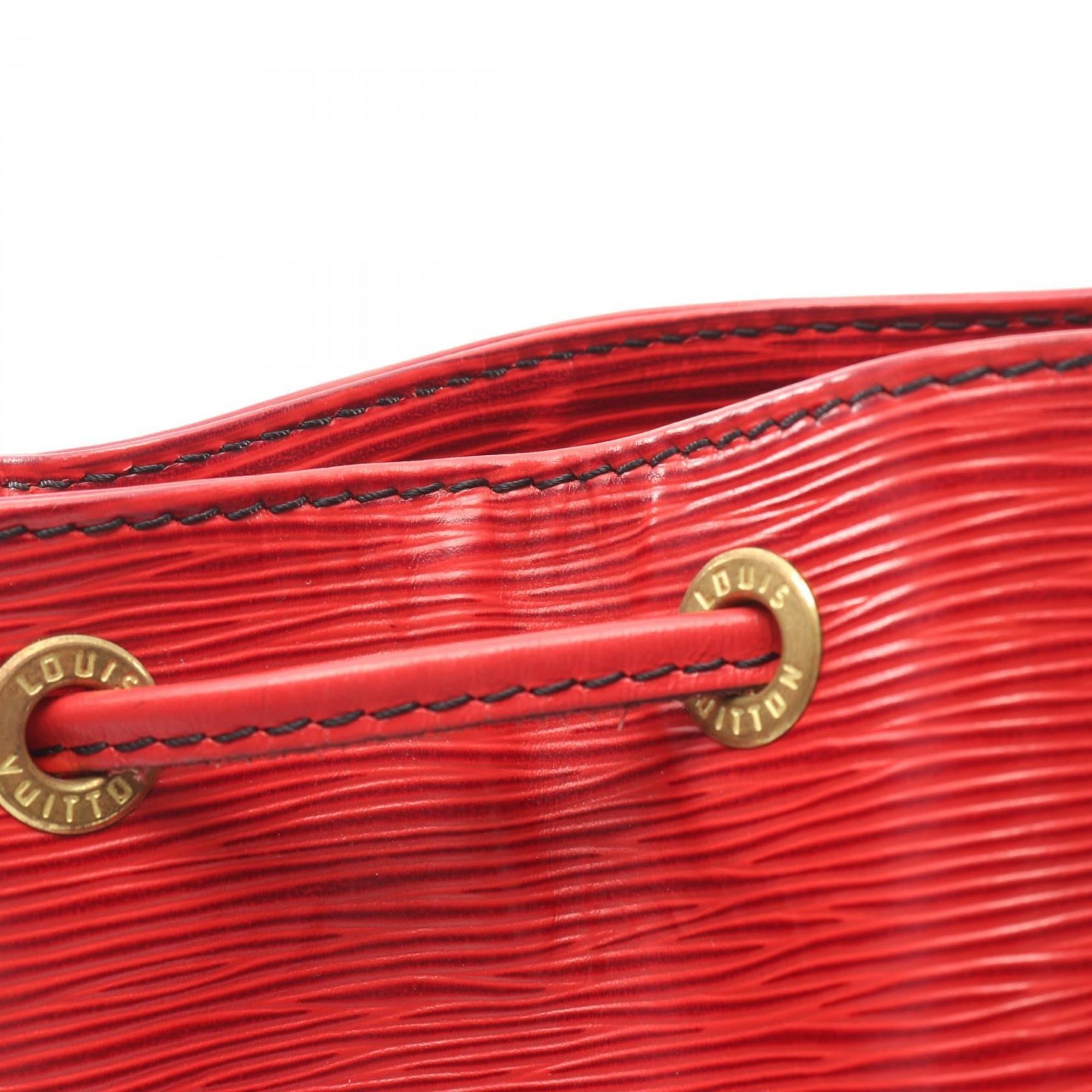 Louis Vuitton Red Color Epi Leather Shoulder Bag (Pre-Owned)