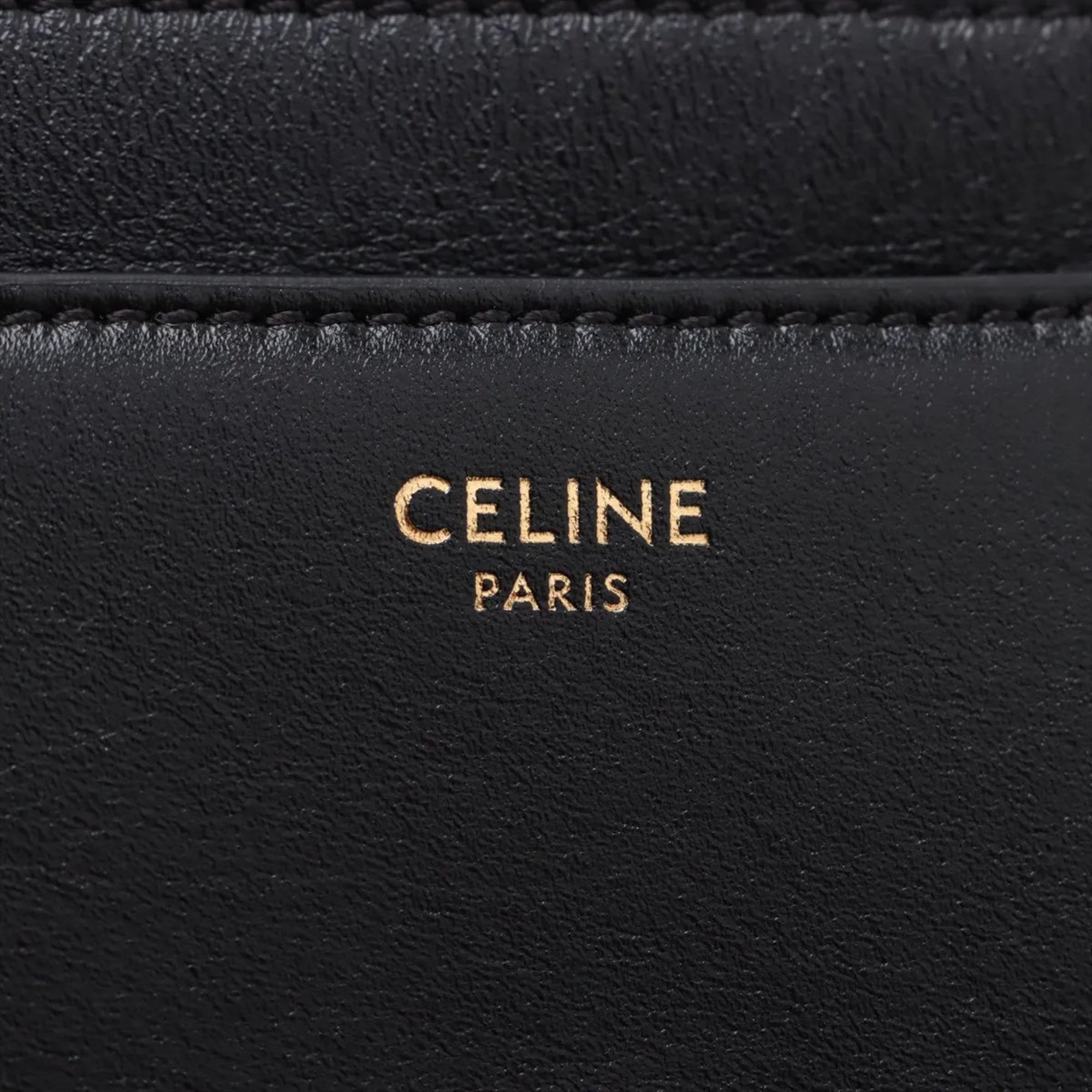 Celine Black Leather Shoulder Bag (Pre-Owned)