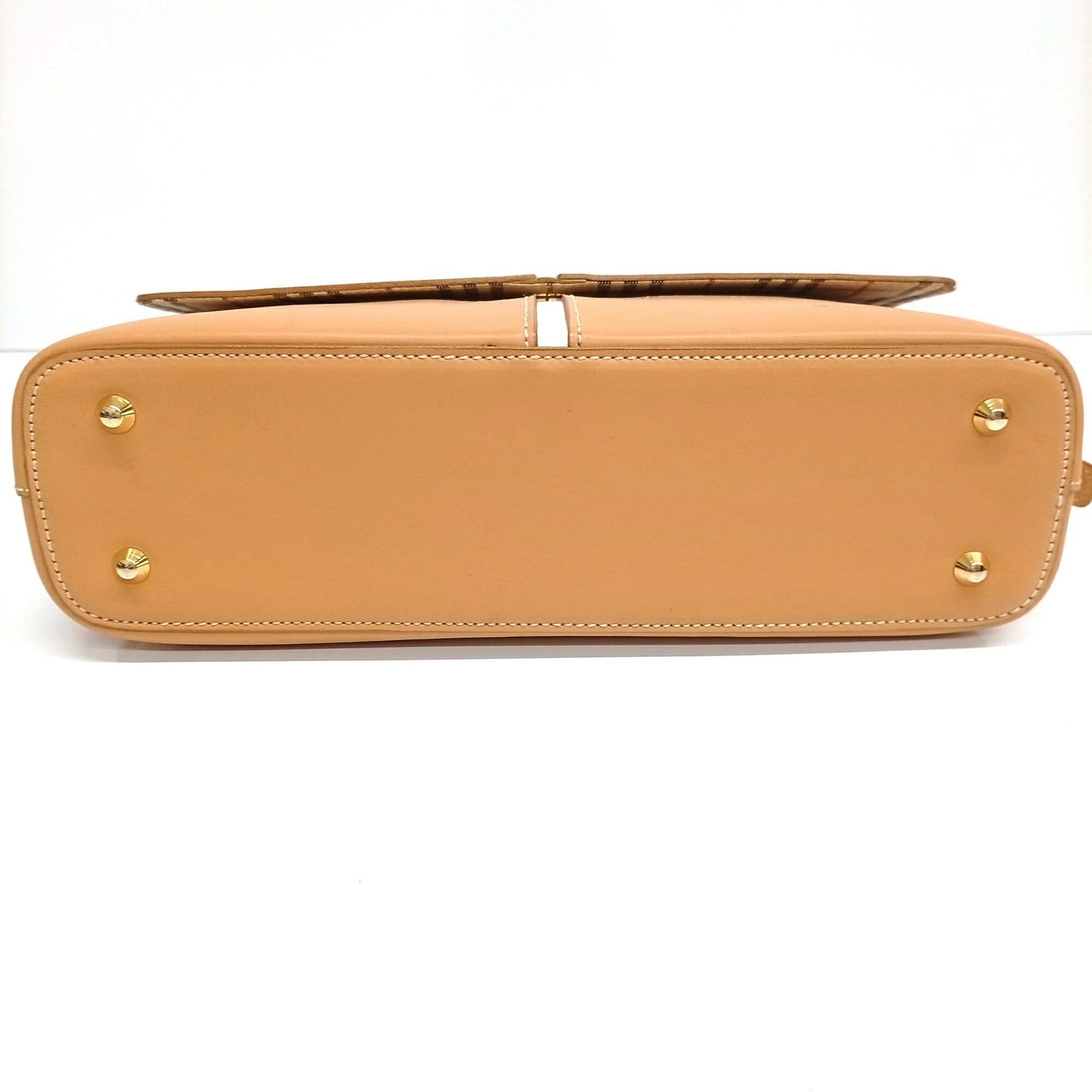 Burberry Beige Leather Shoulder Bag (Pre-Owned)