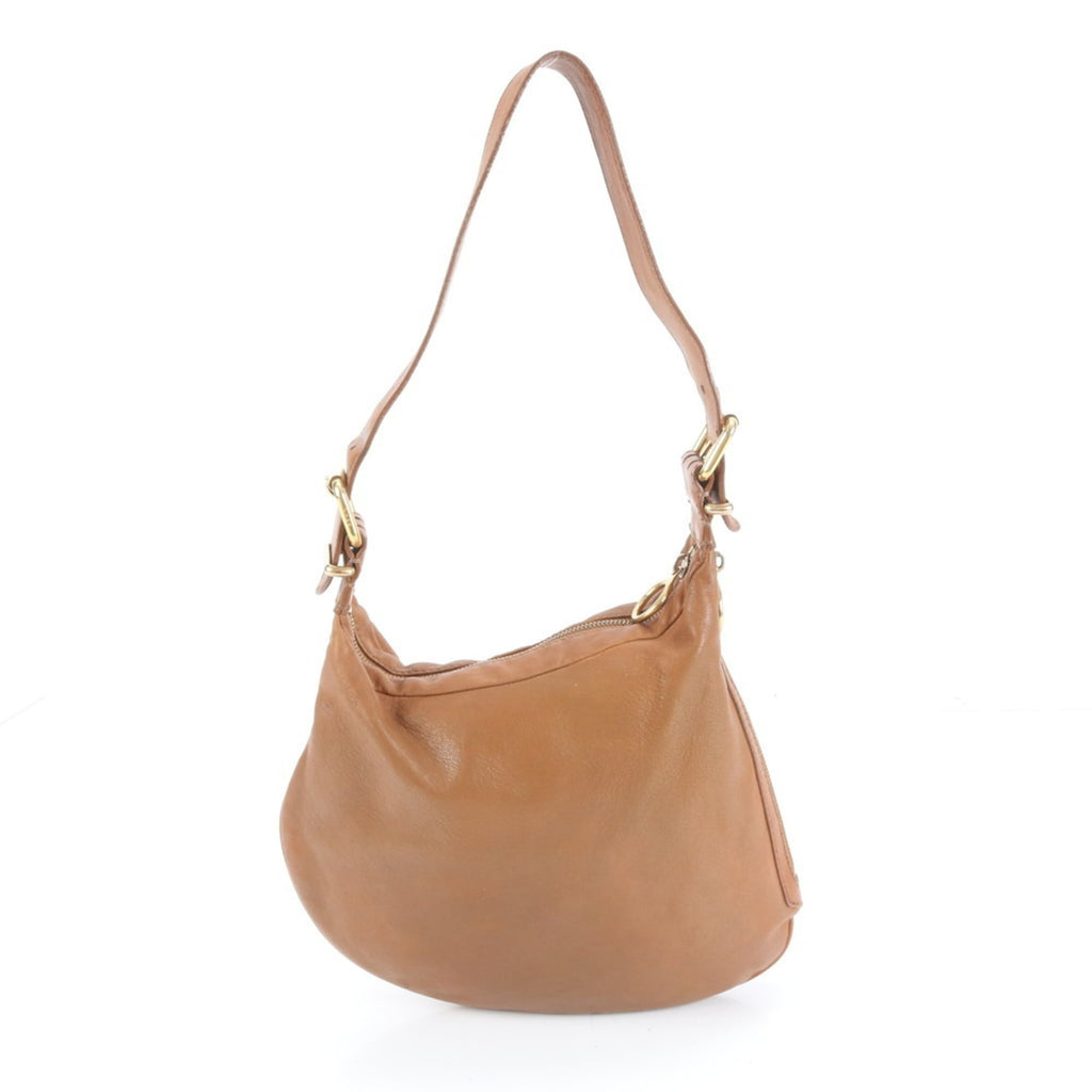 Fendi Brown Leather Shoulder Bag (Pre-Owned)