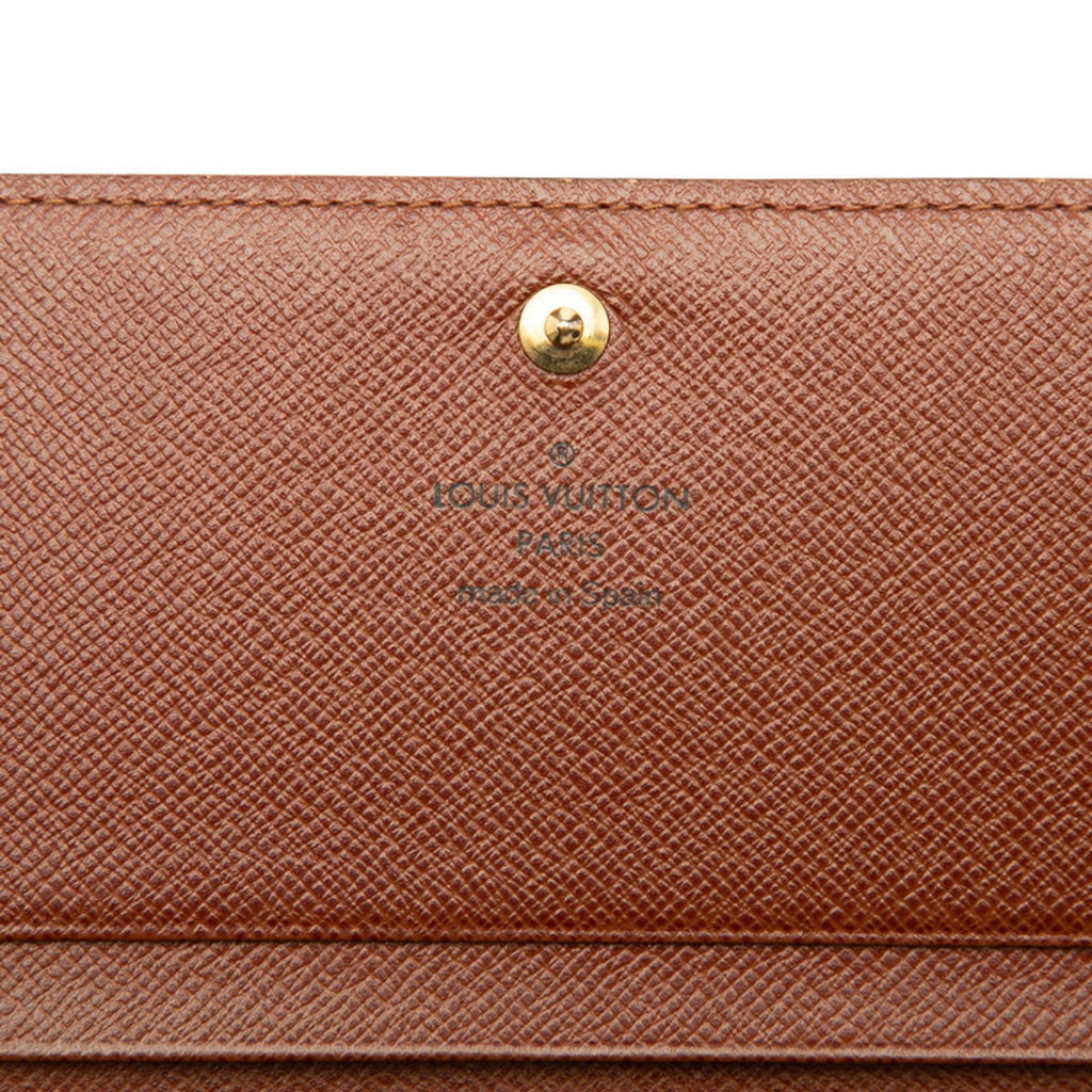 Louis Vuitton Brown Pvc Leather Wallet (Bi-Fold) (Pre-Owned)