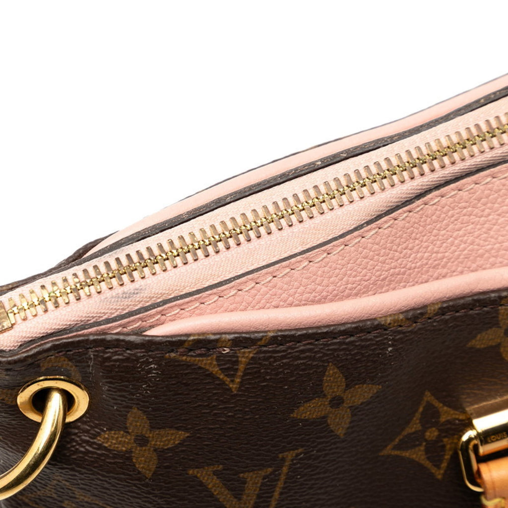 Louis Vuitton Brown Pvc Leather Handbag Shoulder Bag (Pre-Owned)