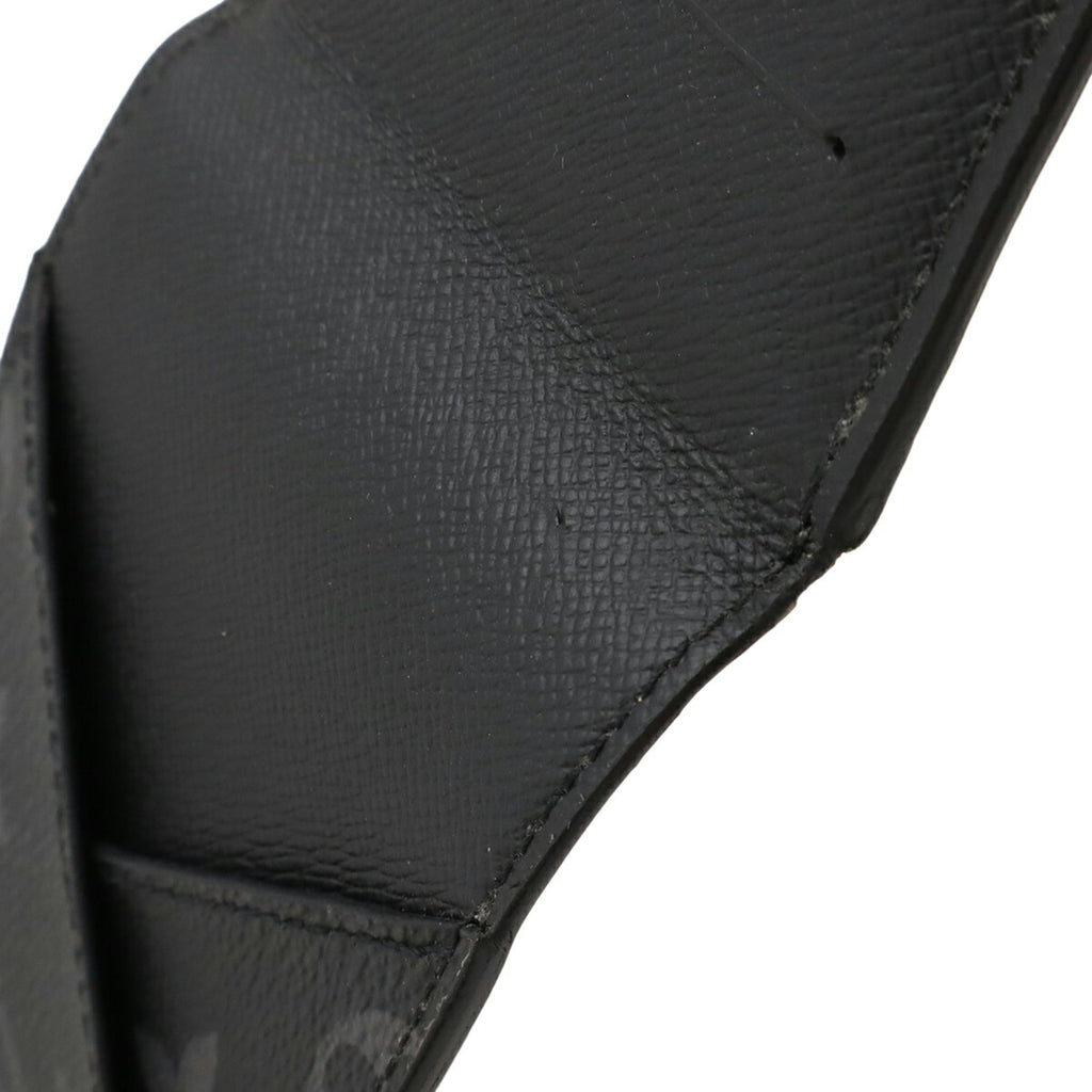 Louis Vuitton Black Gray Monogram Eclipse Wallet (Bi-Fold) (Pre-Owned)