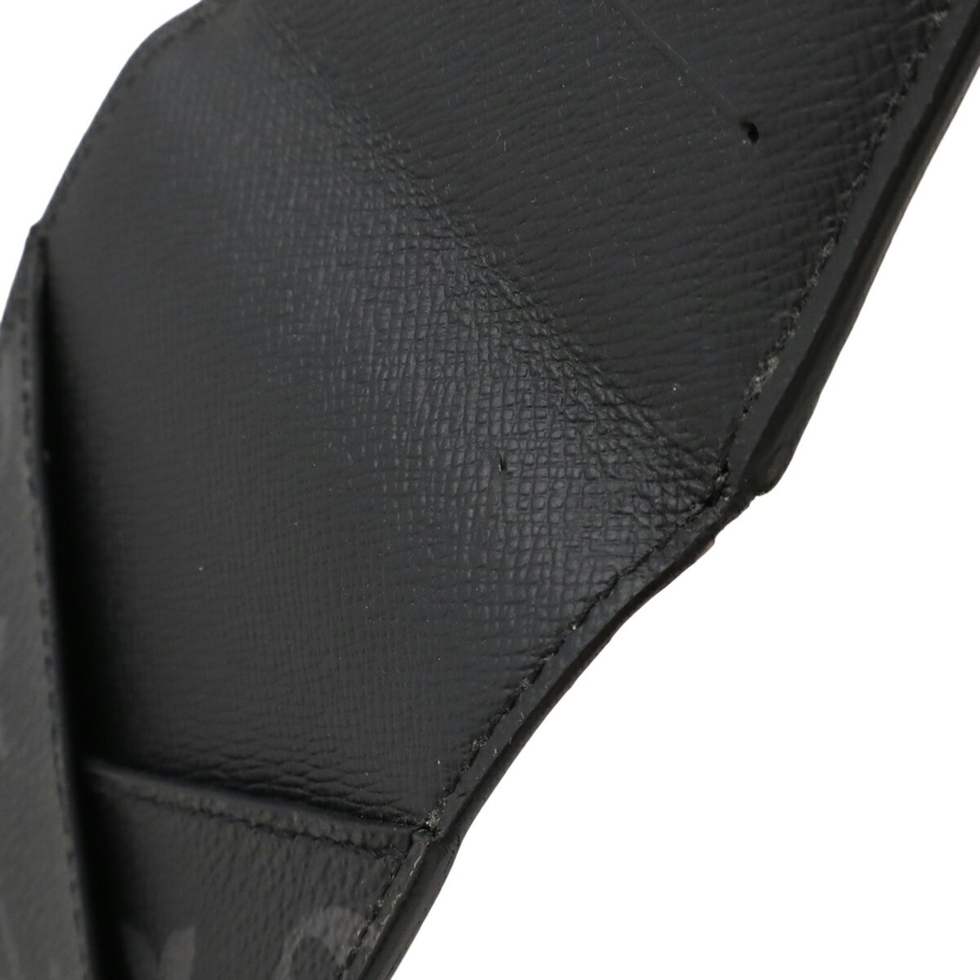 Louis Vuitton Black Gray Monogram Eclipse Wallet (Bi-Fold) (Pre-Owned)