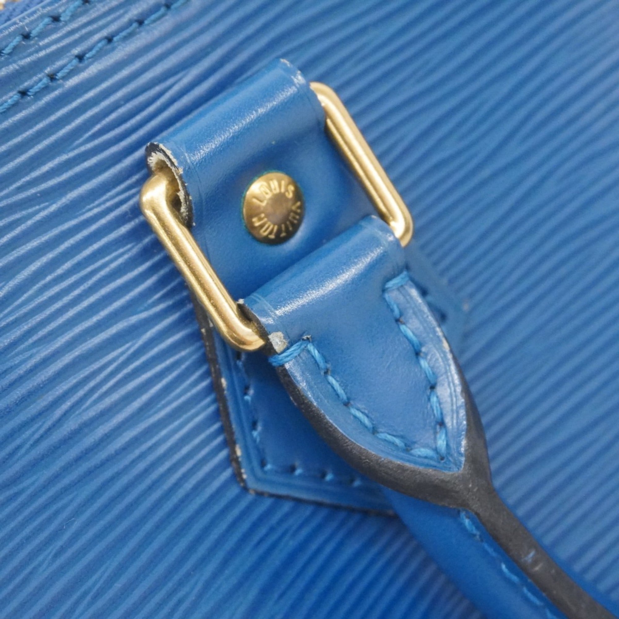 Louis Vuitton Toledo Blue Handbag (Pre-Owned)