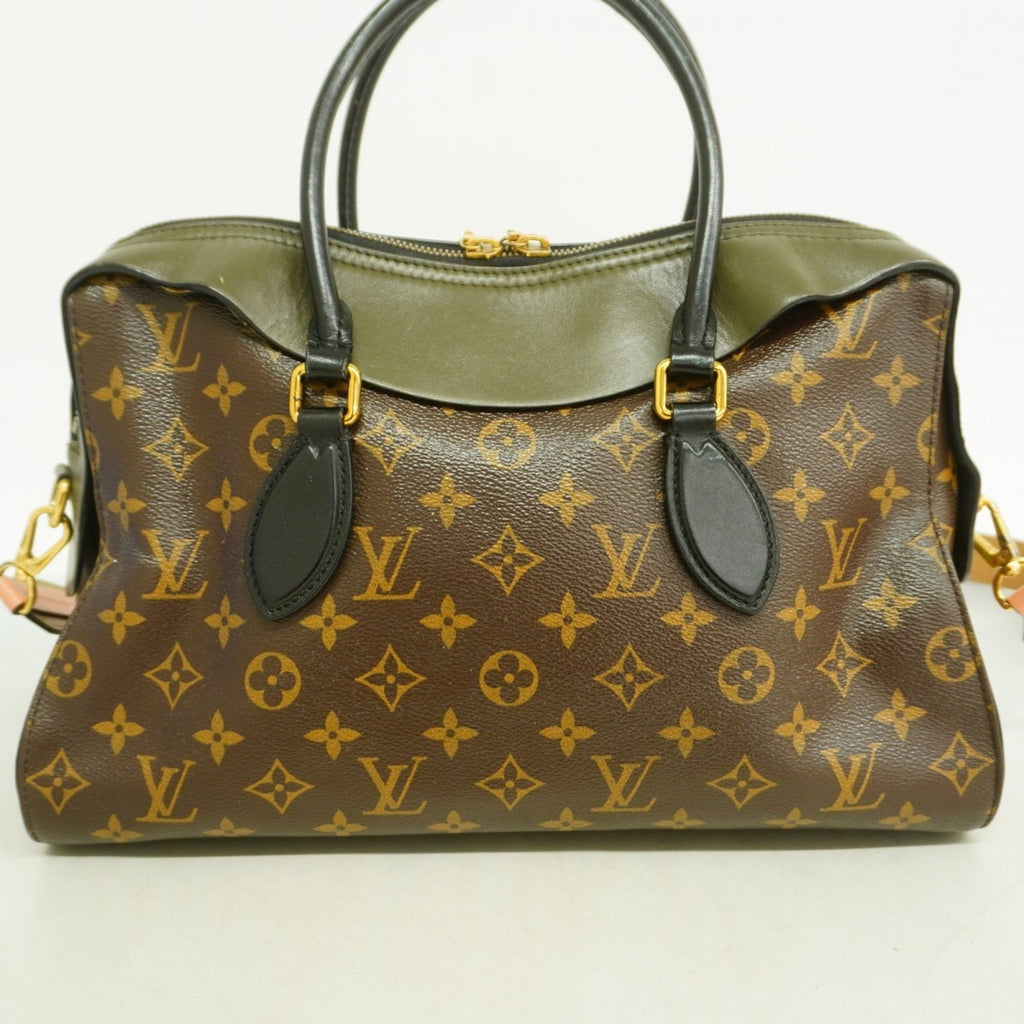 Louis Vuitton Brown Khaki Handbag (Pre-Owned)