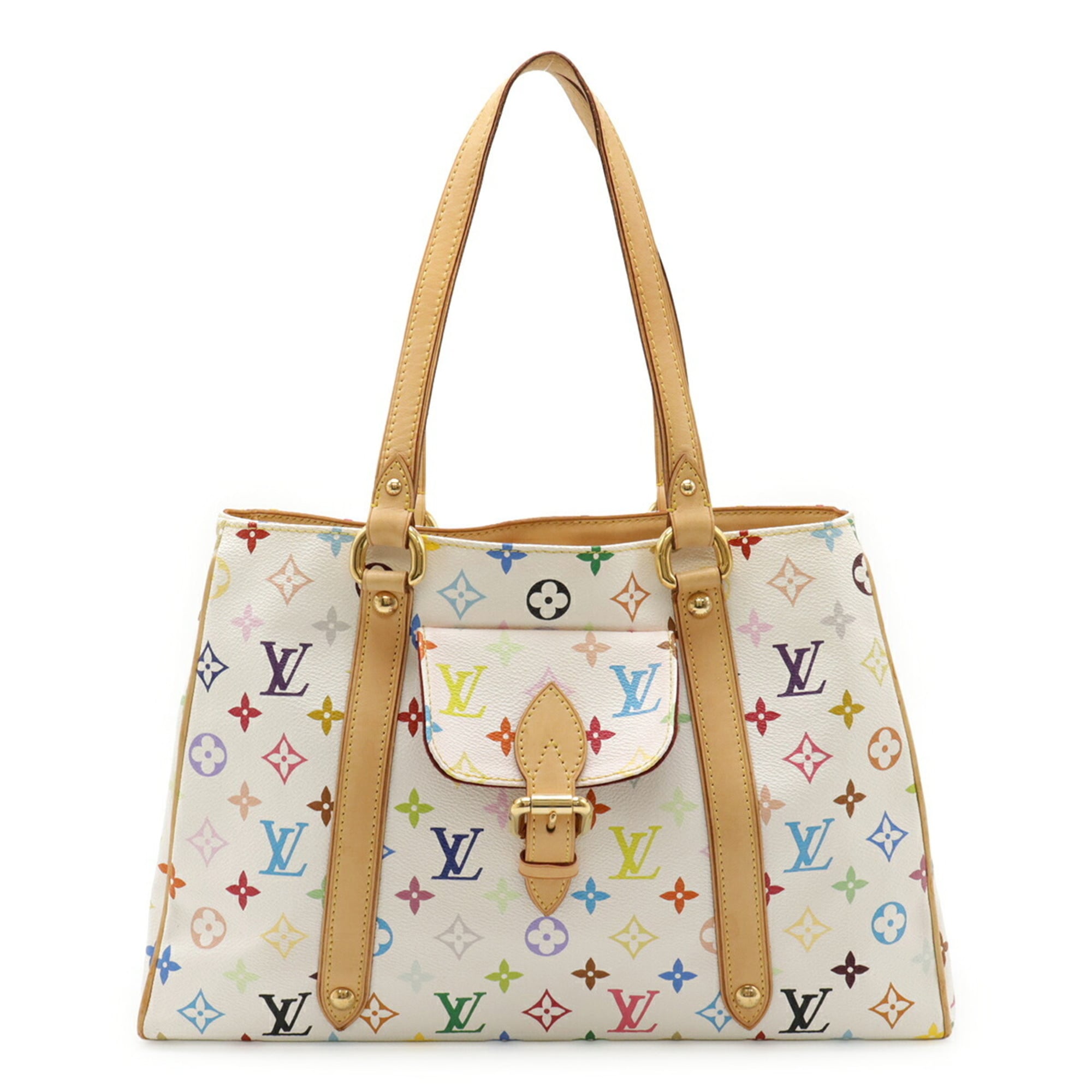 Louis Vuitton Monogram Multicolore Blanc Monogram Multicolore Shoulder Bag Tote Bag (Pre-Owned)
