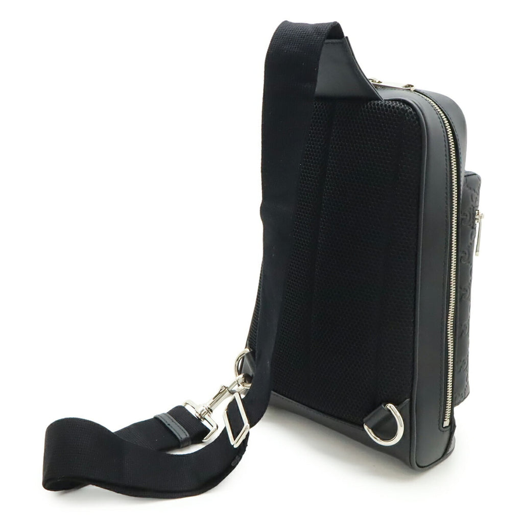 Gucci Black Leather Shoulder Bag (Pre-Owned)