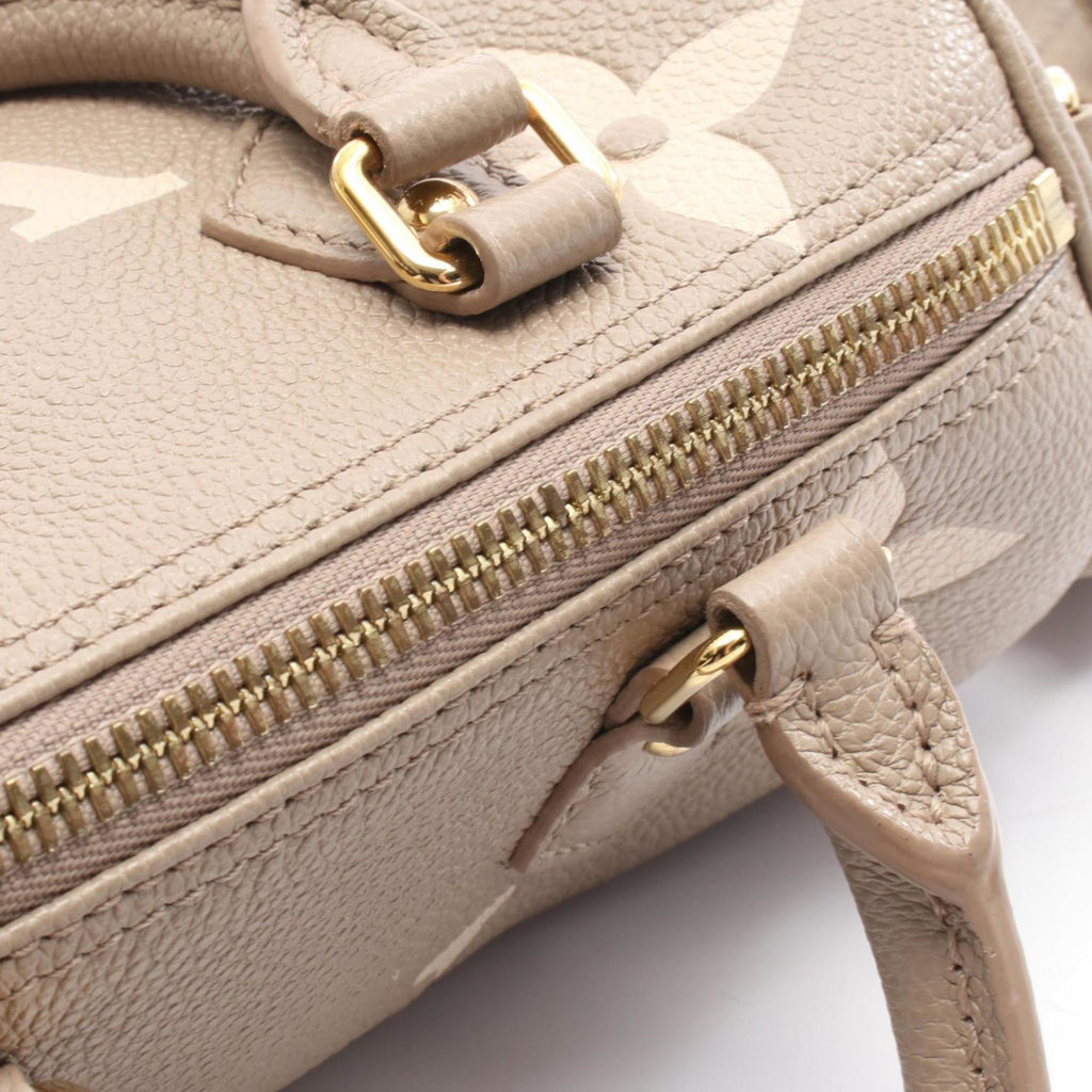 Louis Vuitton Beige Tourterelle Monogram Empreinte Handbag (Pre-Owned)