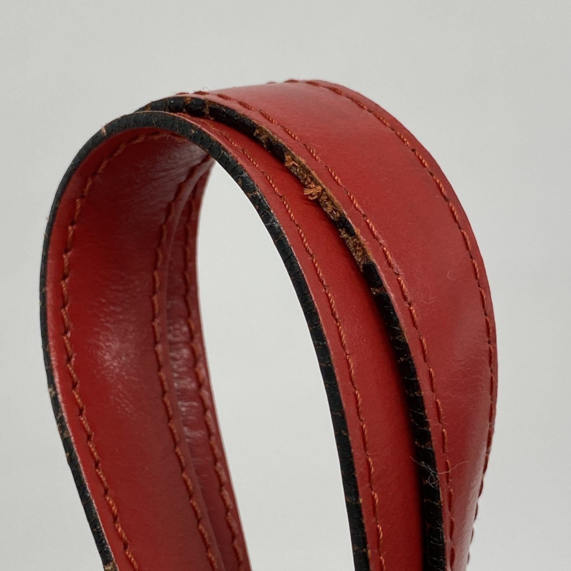 Louis Vuitton Castilian Red Shoulder Bag (Pre-Owned)