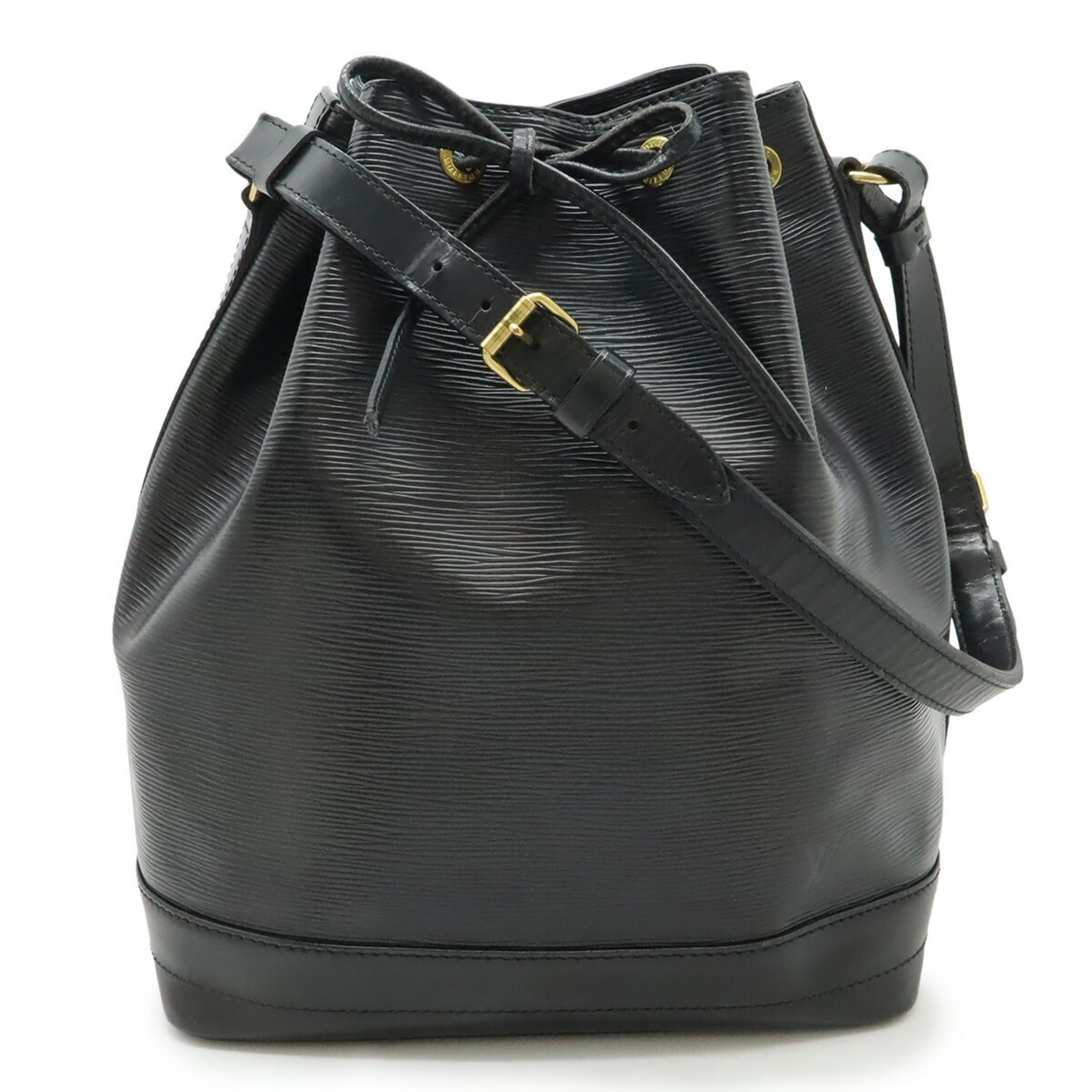 Louis Vuitton Black Noir Epi Leather Shoulder Bag (Pre-Owned)