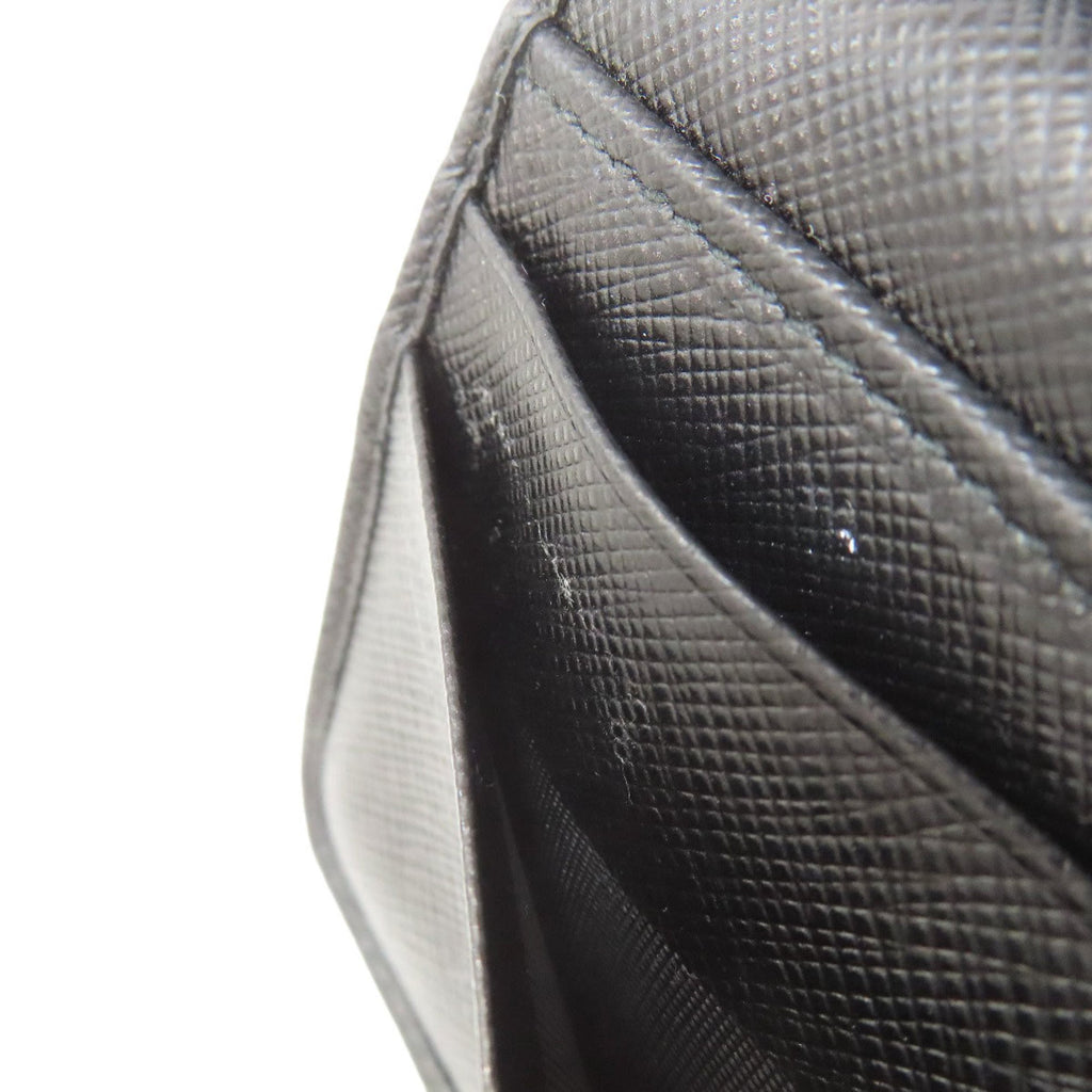 Prada Black Leather Wallet (Bi-Fold) (Pre-Owned)