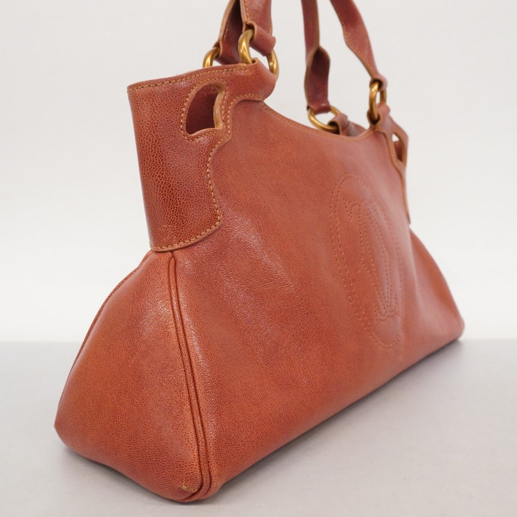 Cartier Brown Leather Handbag (Pre-Owned)