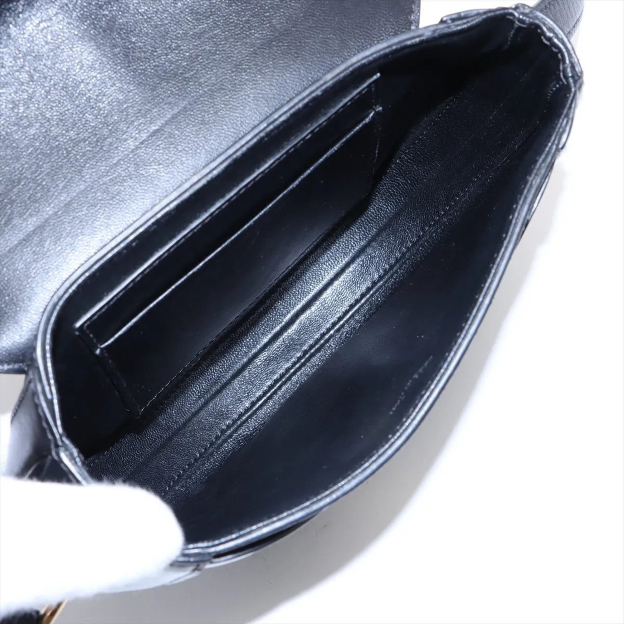 Celine Black Leather Shoulder Bag (Pre-Owned)