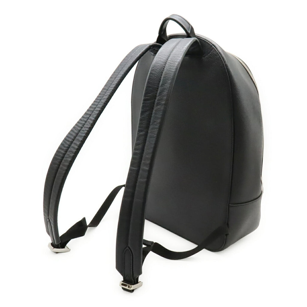 Louis Vuitton Black Noir Taiga Leather Backpack (Pre-Owned)