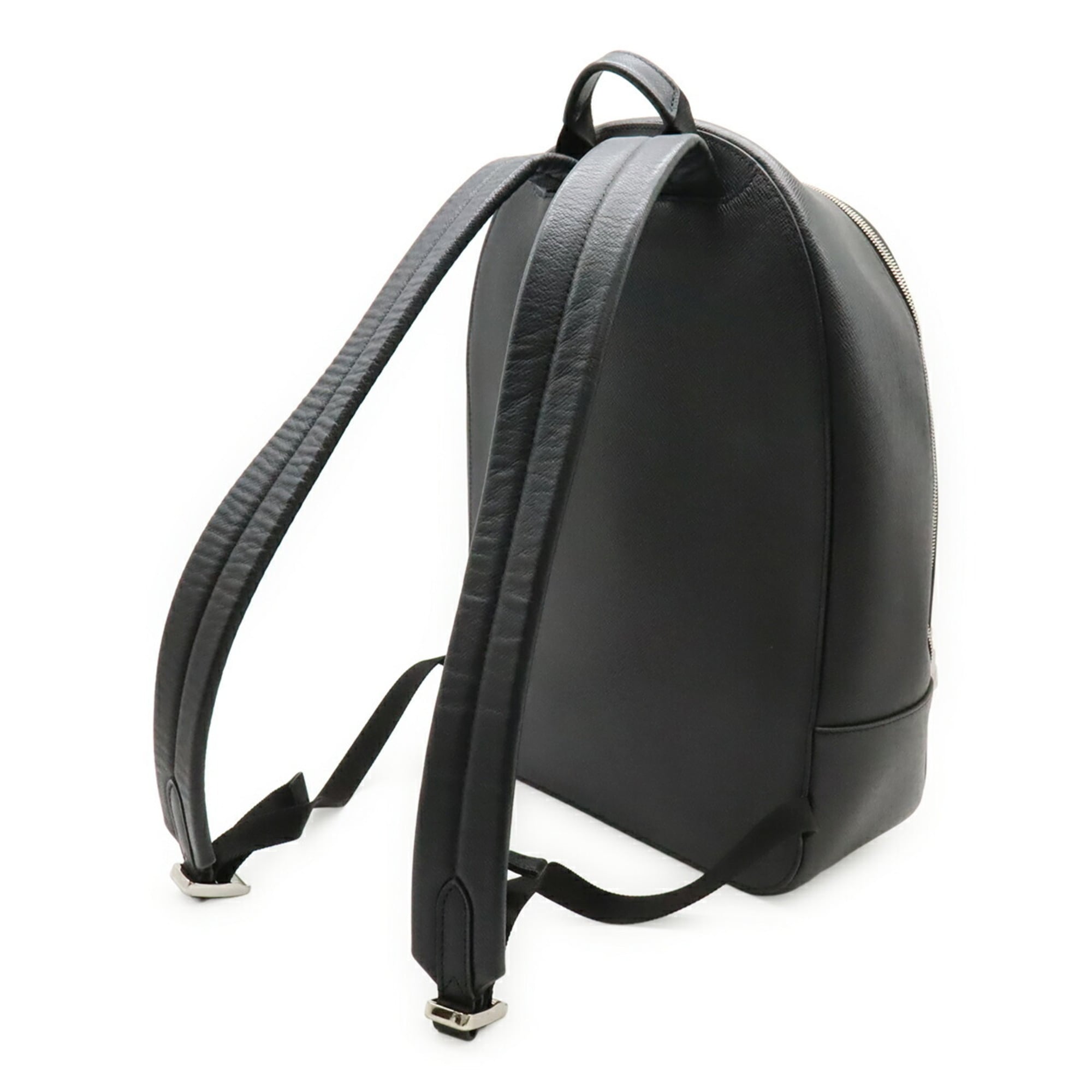 Louis Vuitton Black Noir Taiga Leather Backpack (Pre-Owned)