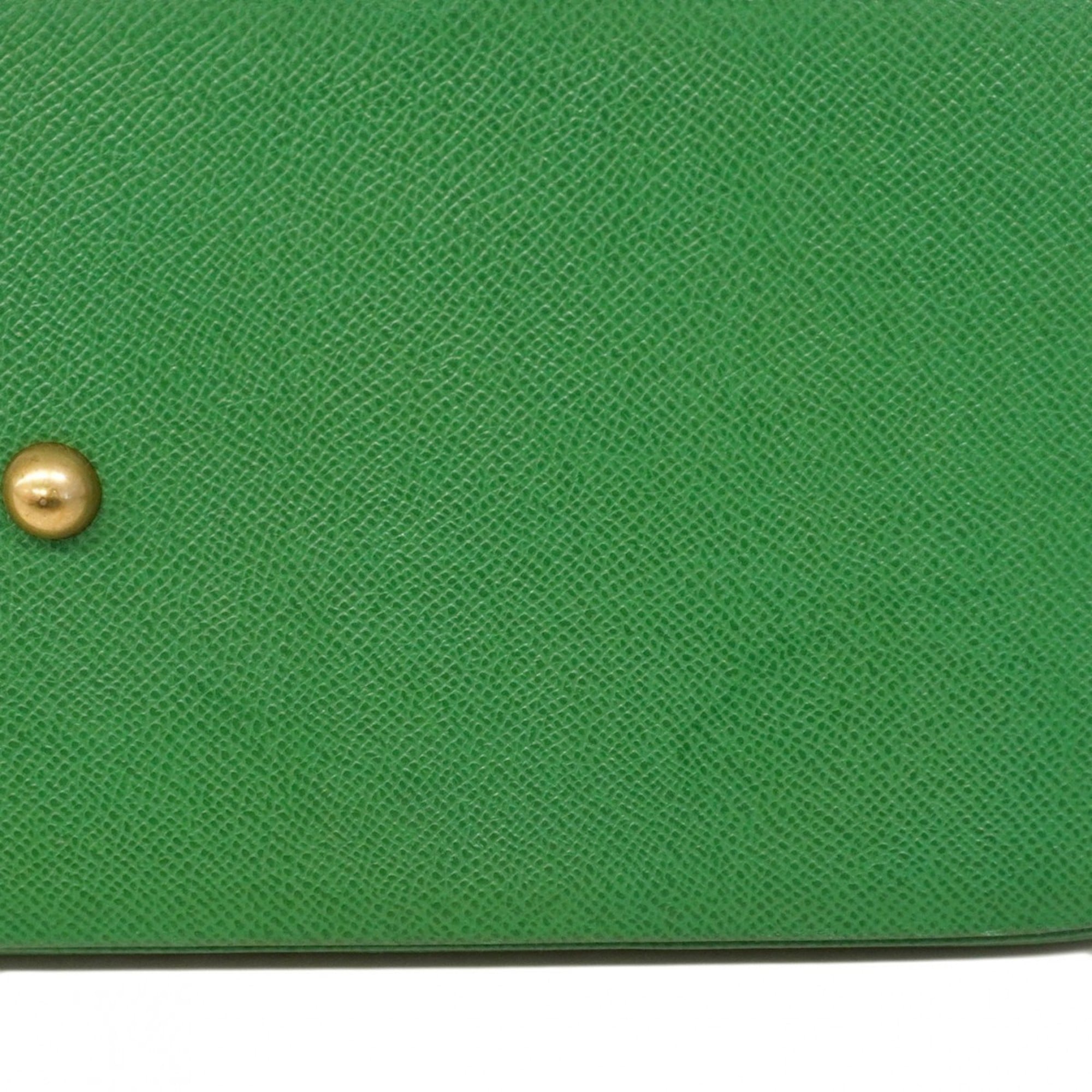 Hermes Bambou Courchevel Leather Handbag (Pre-Owned)