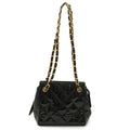 Chanel Black Leather Shoulder Bag (Pre-Owned)