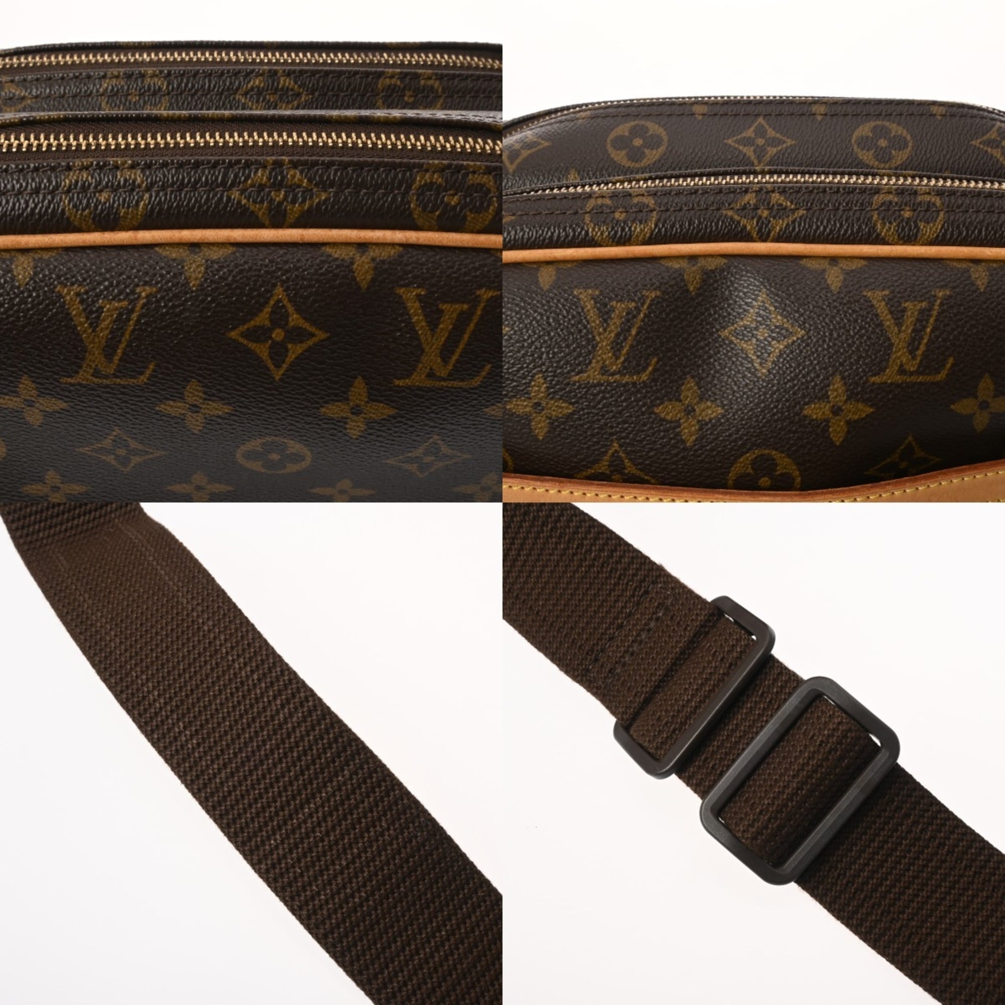 Louis Vuitton Brown Monogram Canvas Shoulder Bag (Pre-Owned)
