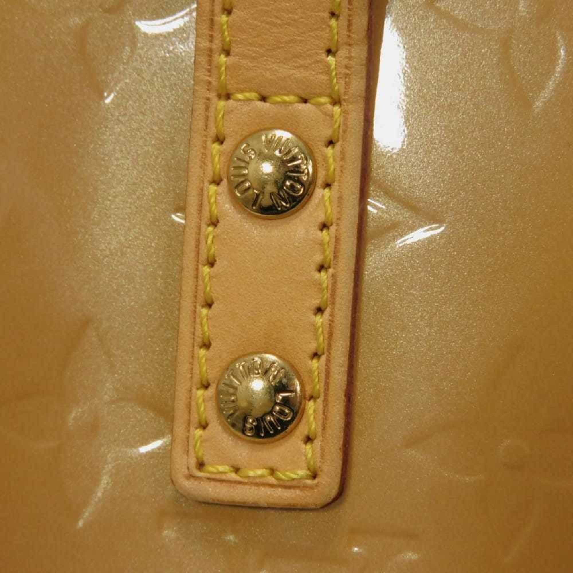 Louis Vuitton Beige Noisette Monogram Vernis Handbag Tote Bag (Pre-Owned)