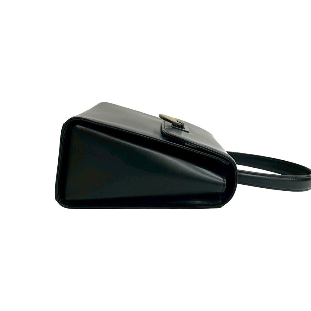 Givenchy Black Leather Handbag Shoulder Bag (Pre-Owned)