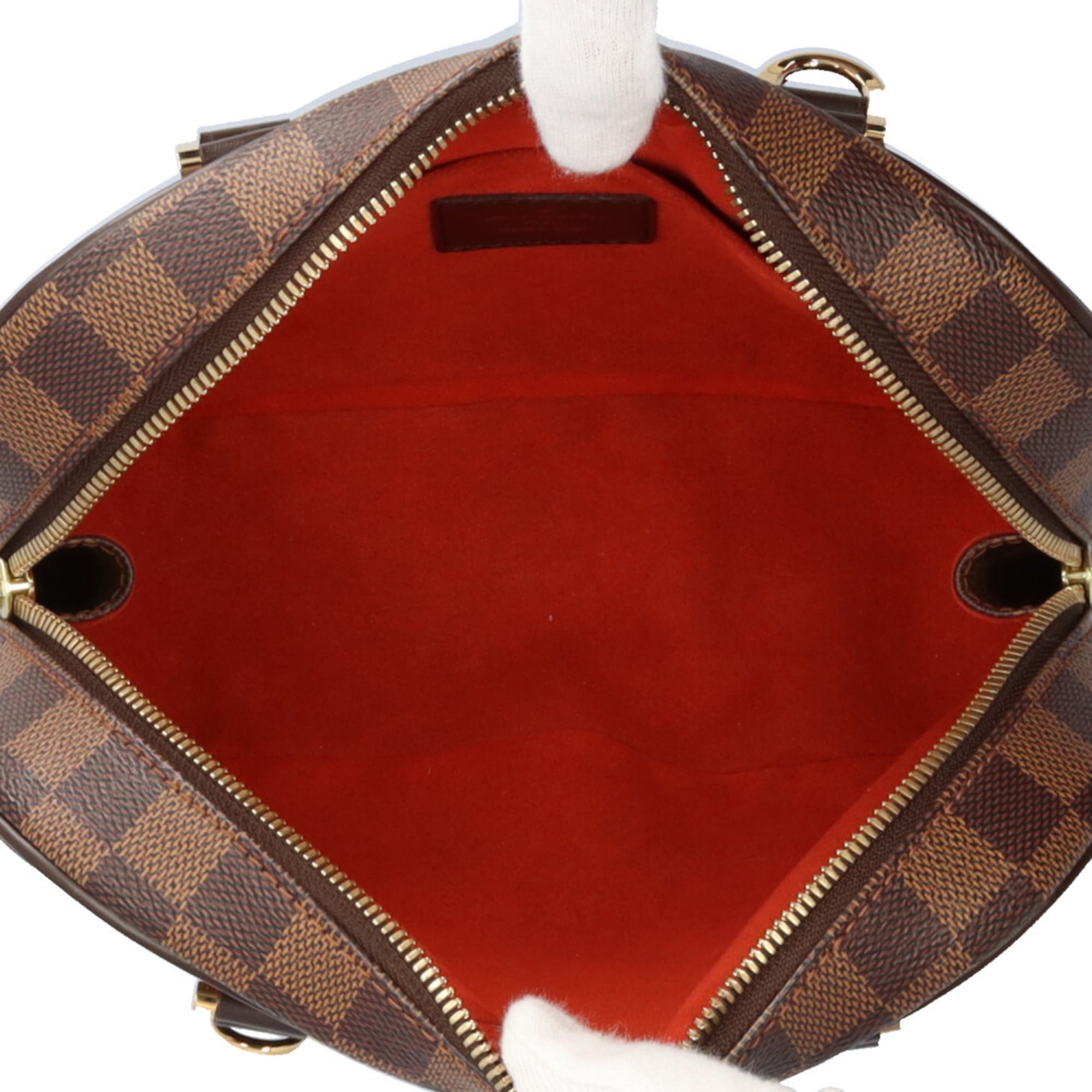 Louis Vuitton Brown Damier Canvas Handbag (Pre-Owned)