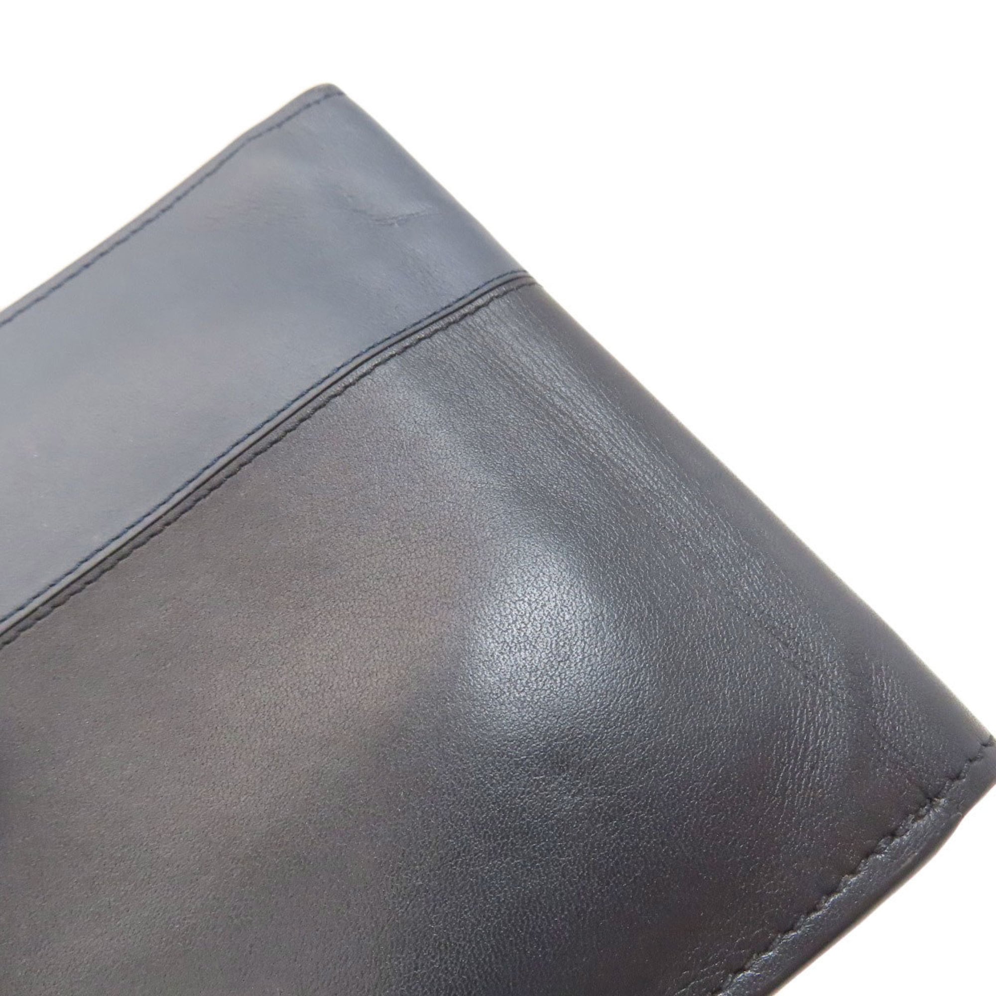 Loewe Black Navy Leather Wallet (Bi-Fold) (Pre-Owned)