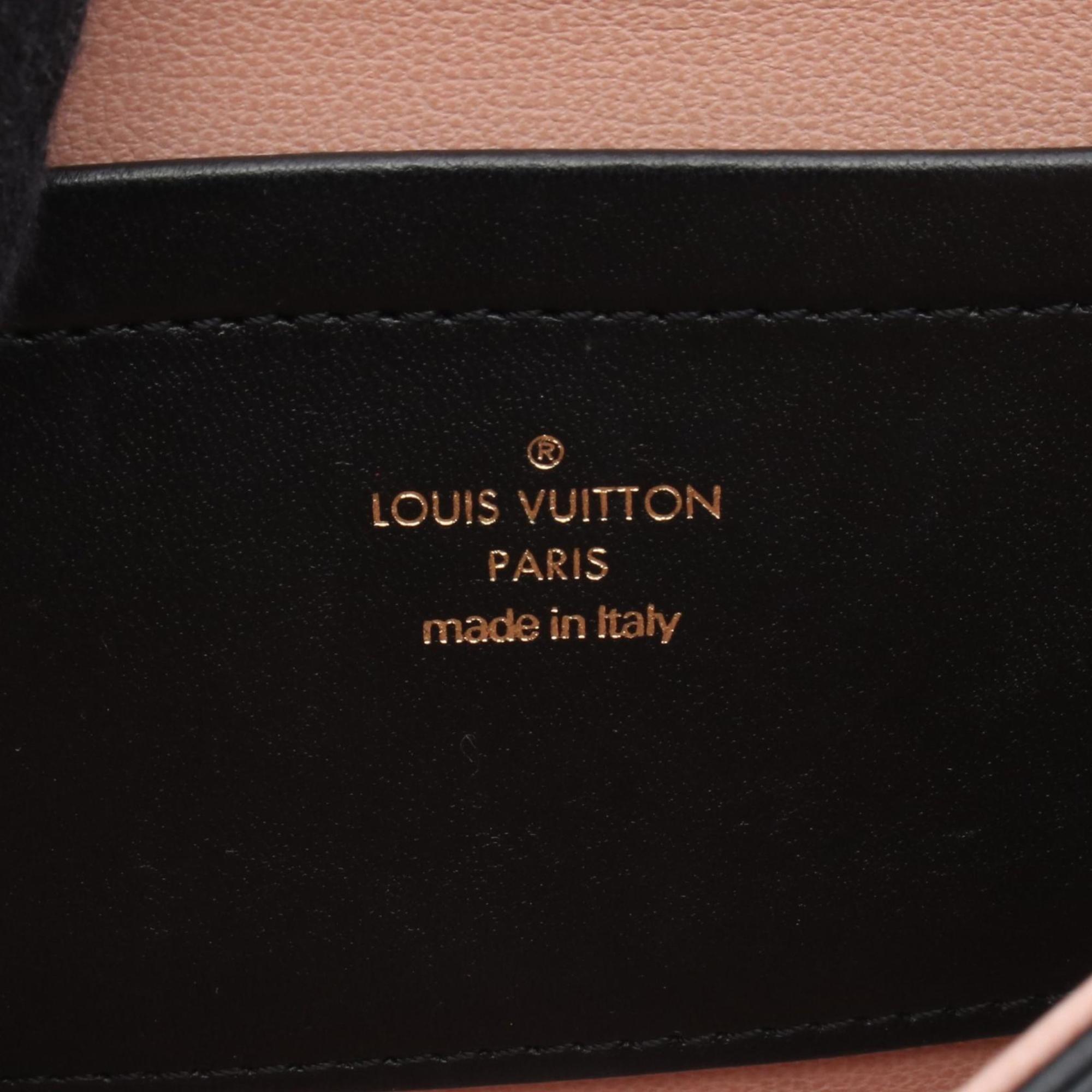 Louis Vuitton Black Noir Leather Shoulder Bag (Pre-Owned)