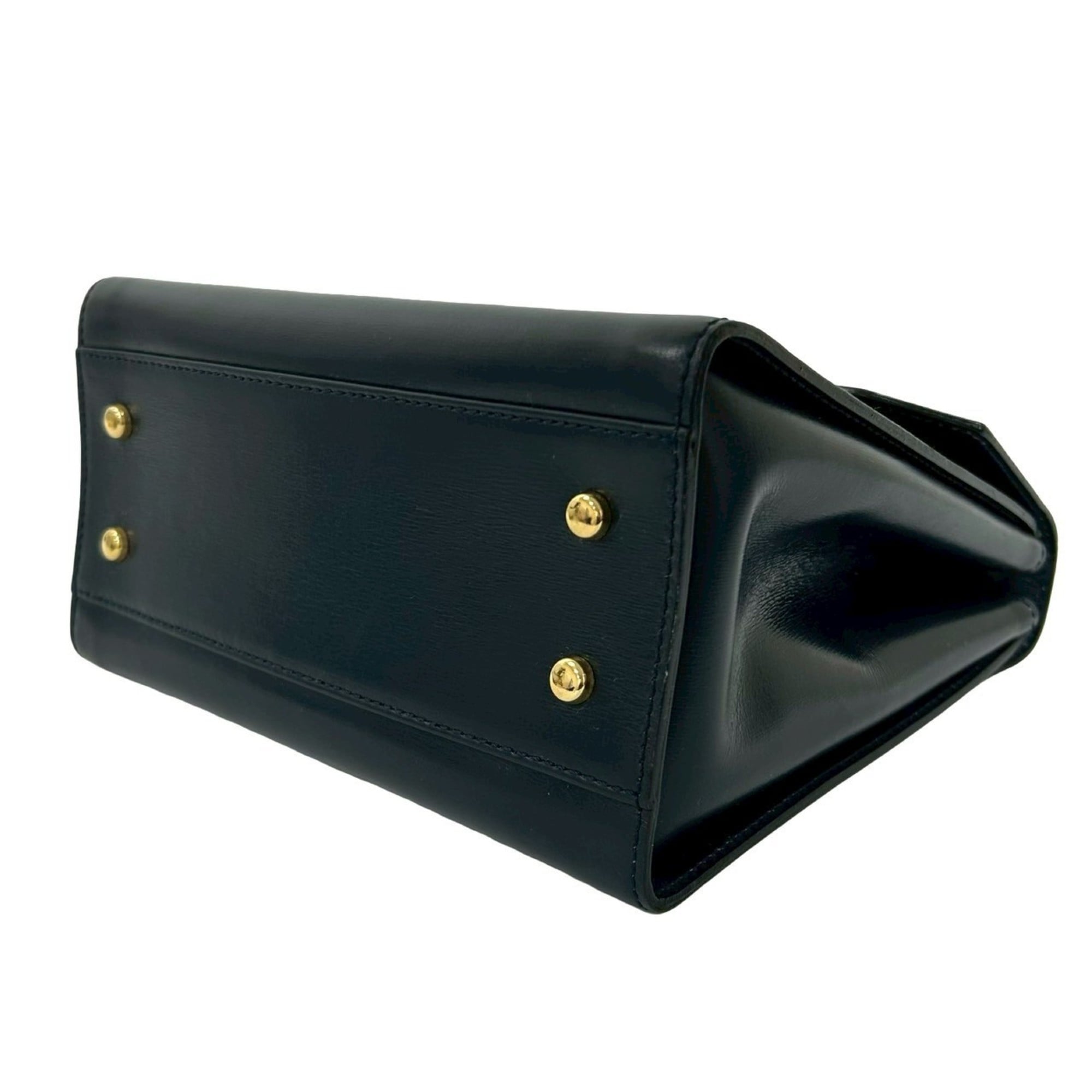 Celine Black Leather Handbag Shoulder Bag (Pre-Owned)