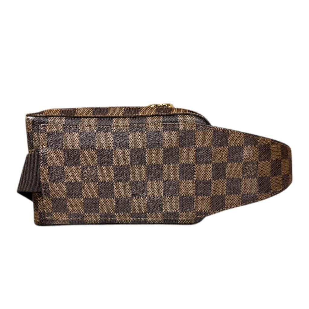 Louis Vuitton Damier Brown Damier Canvas Fanny Pack Shoulder Bag Sling Bag (Pre-Owned)