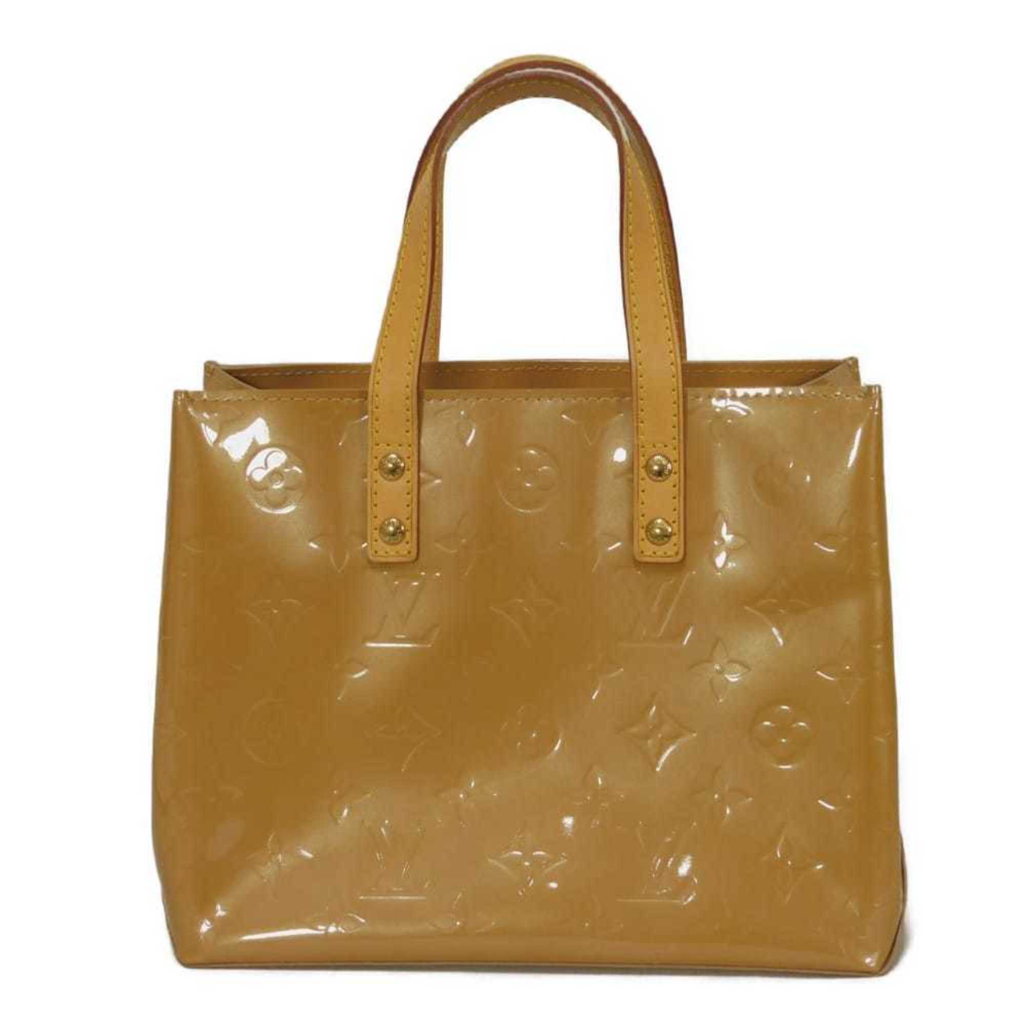 Louis Vuitton Beige Noisette Monogram Vernis Handbag Tote Bag (Pre-Owned)