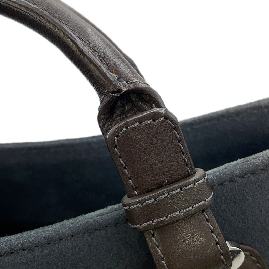 Loewe Brown Suede Leather Handbag (Pre-Owned)
