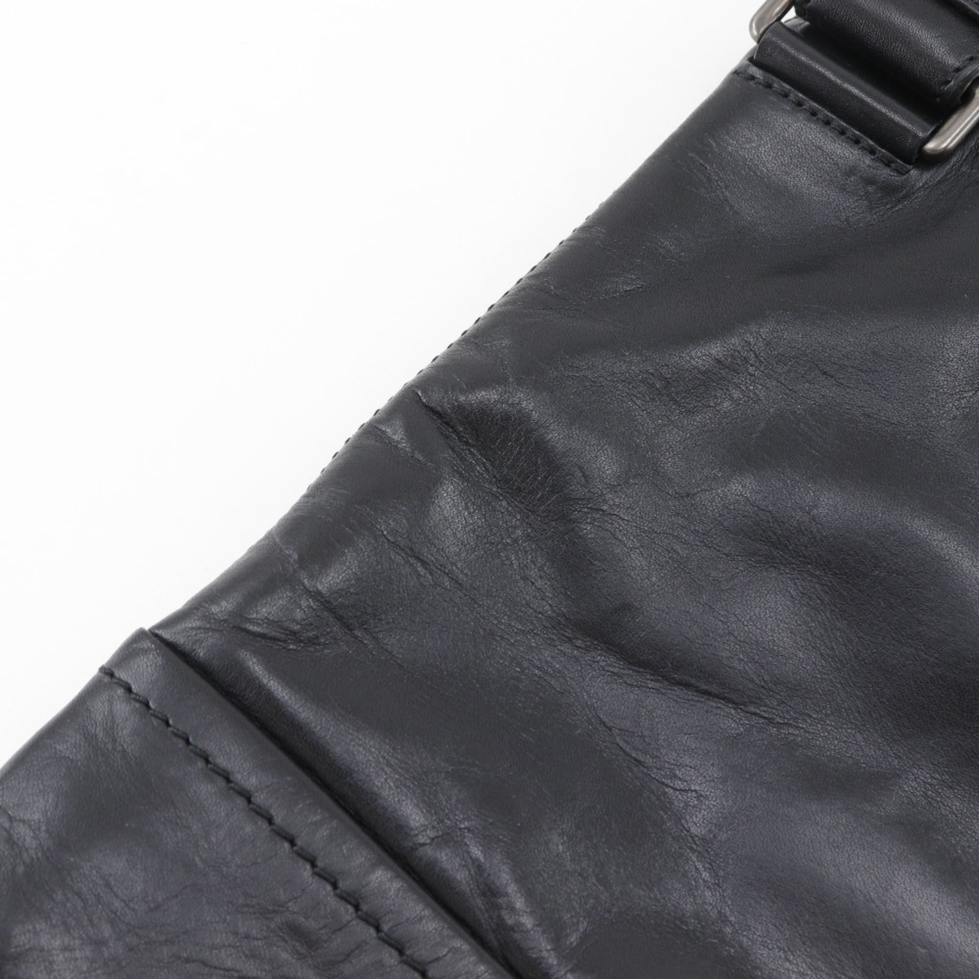 Bally Black Leather Briefcase (Pre-Owned)