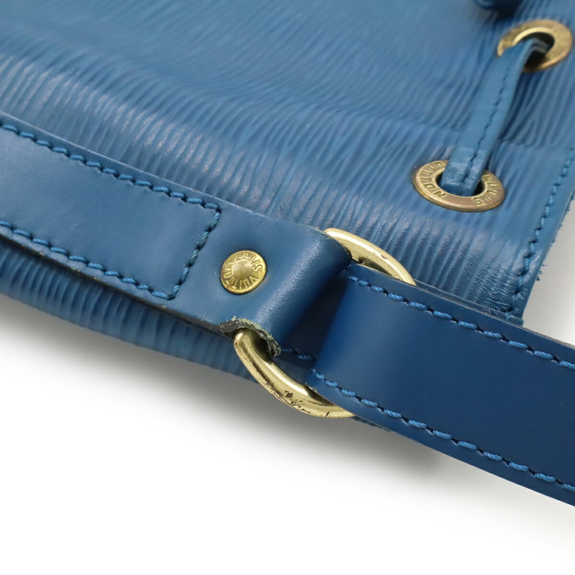 Louis Vuitton Blue Toledo Blue Epi Leather Shoulder Bag (Pre-Owned)