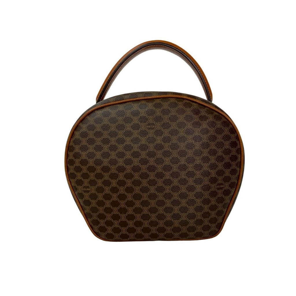Celine Brown Leather Pvc Handbag Shoulder Bag (Pre-Owned)