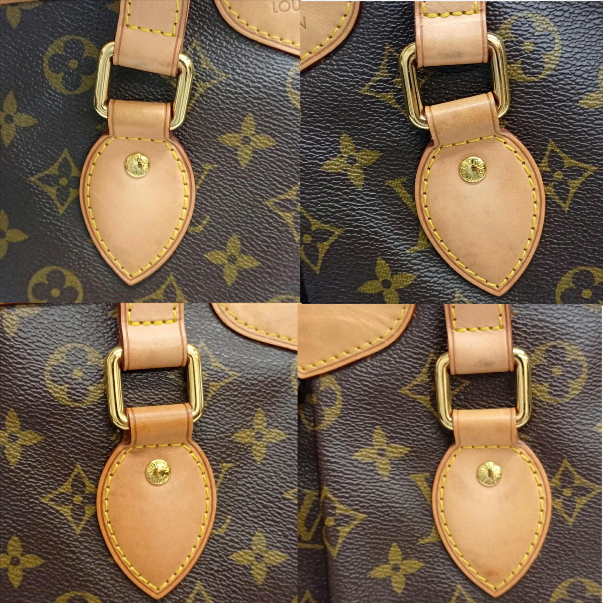 Louis Vuitton Brown Monogram Handbag Shoulder Bag (Pre-Owned)