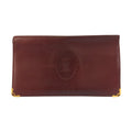 Cartier Bordeaux Leather Long Wallet (Bi-Fold) (Pre-Owned)