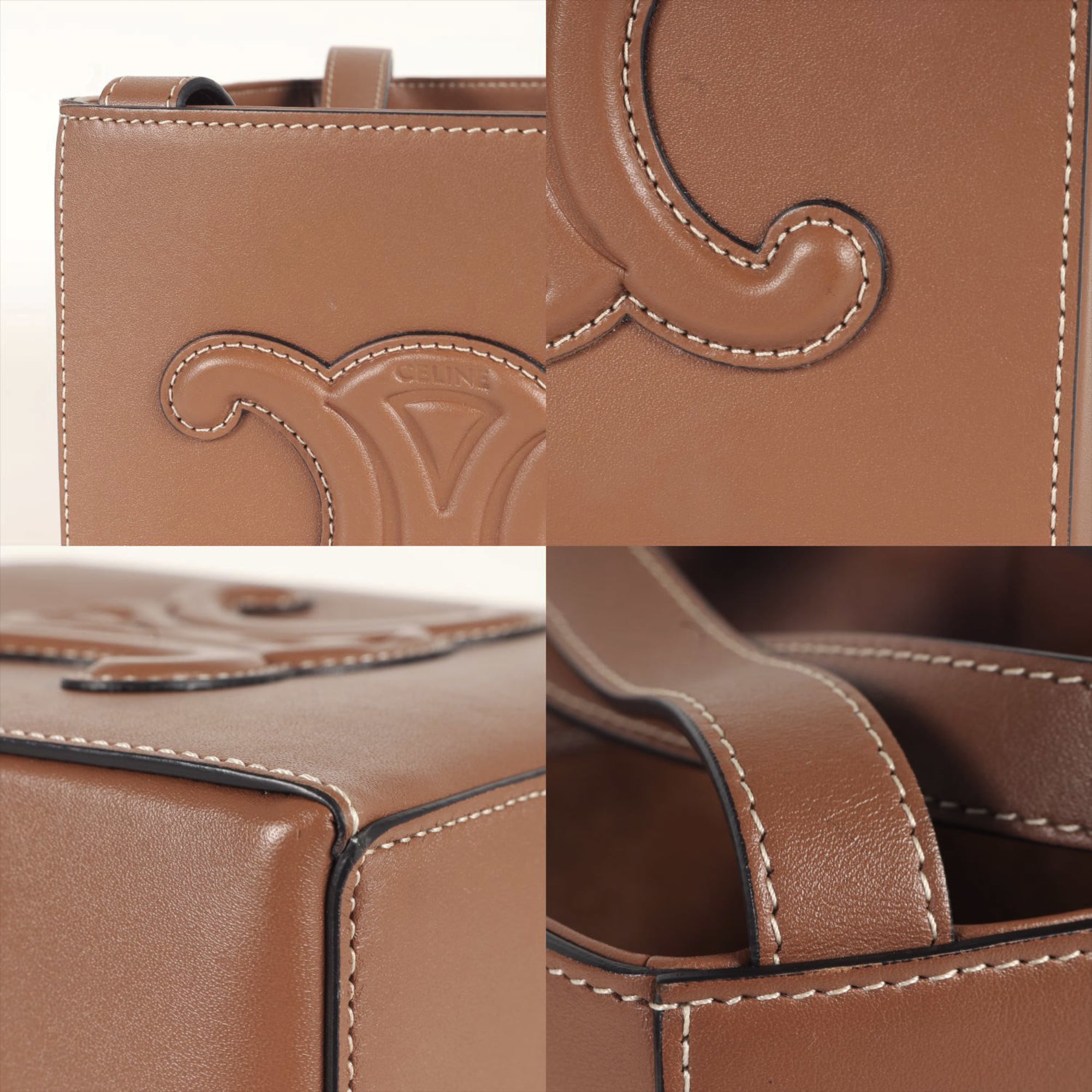Celine Brown Leather Handbag (Pre-Owned)